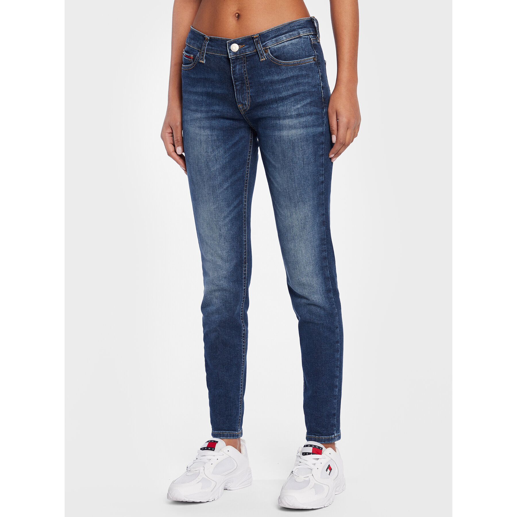 Tommy Jeans Дънки Nora DW0DW14749 Тъмносин Skinny Fit - Pepit.bg