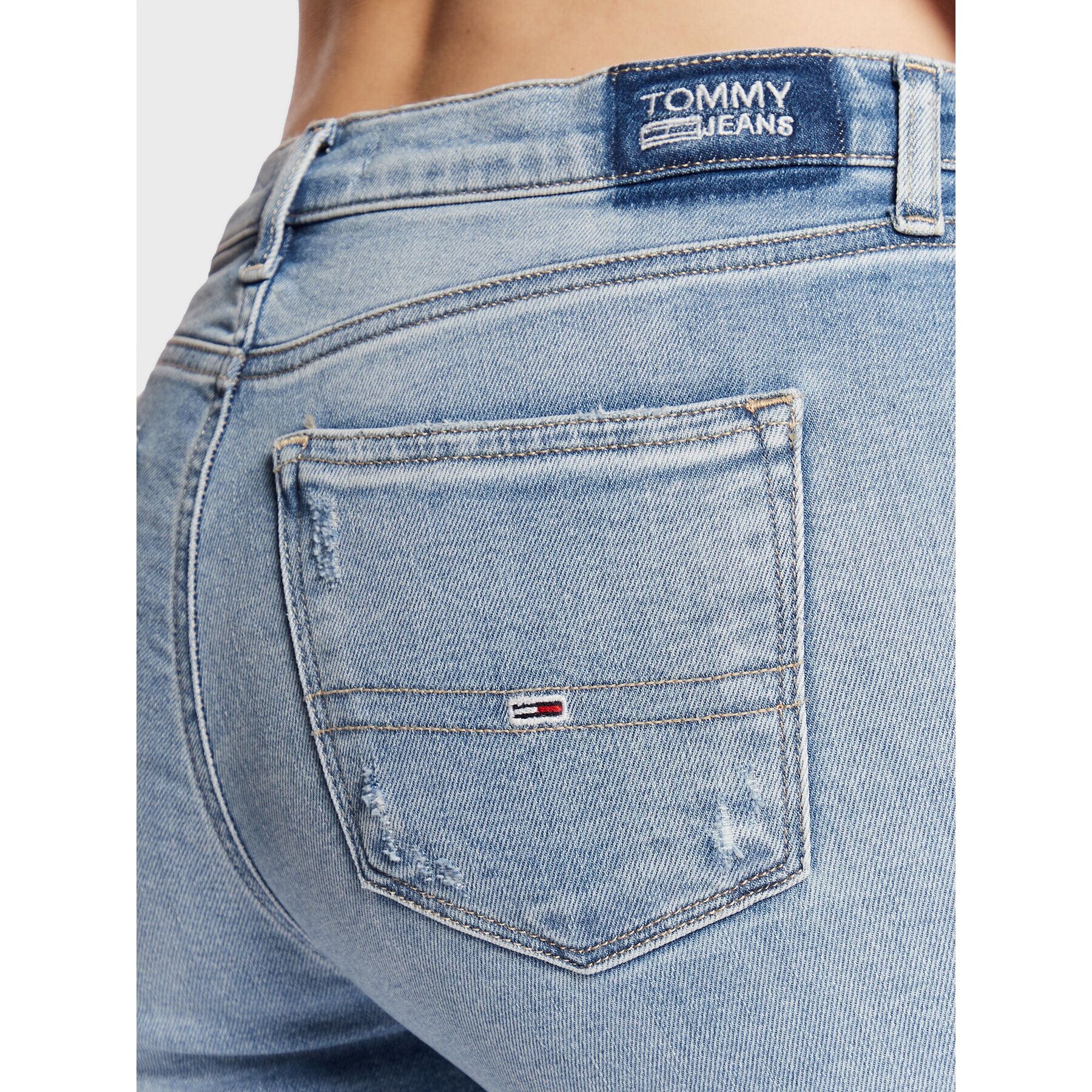 Tommy Jeans Дънки Nora DW0DW14757 Син Skinny Fit - Pepit.bg