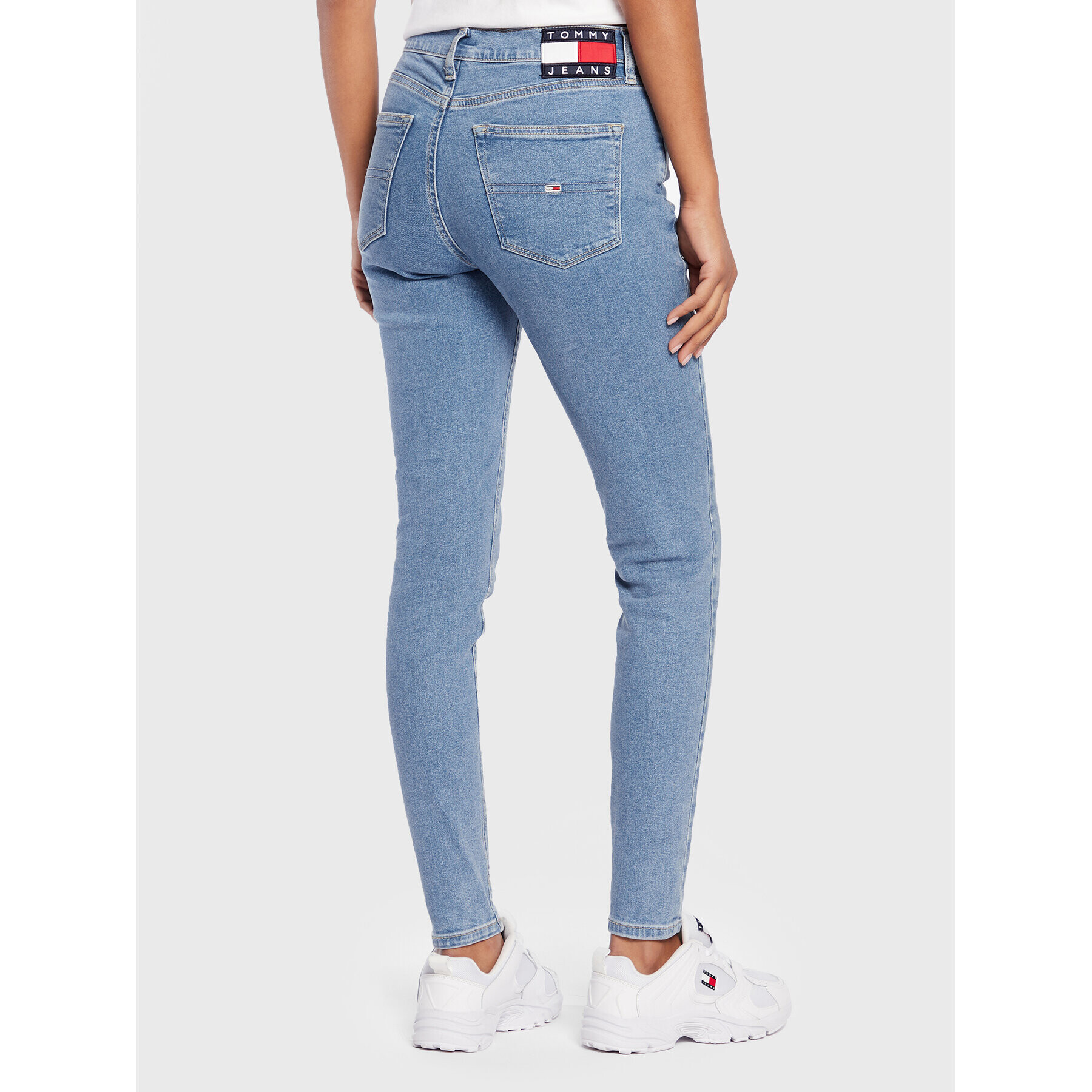 Tommy Jeans Дънки Nora DW0DW14822 Син Skinny Fit - Pepit.bg