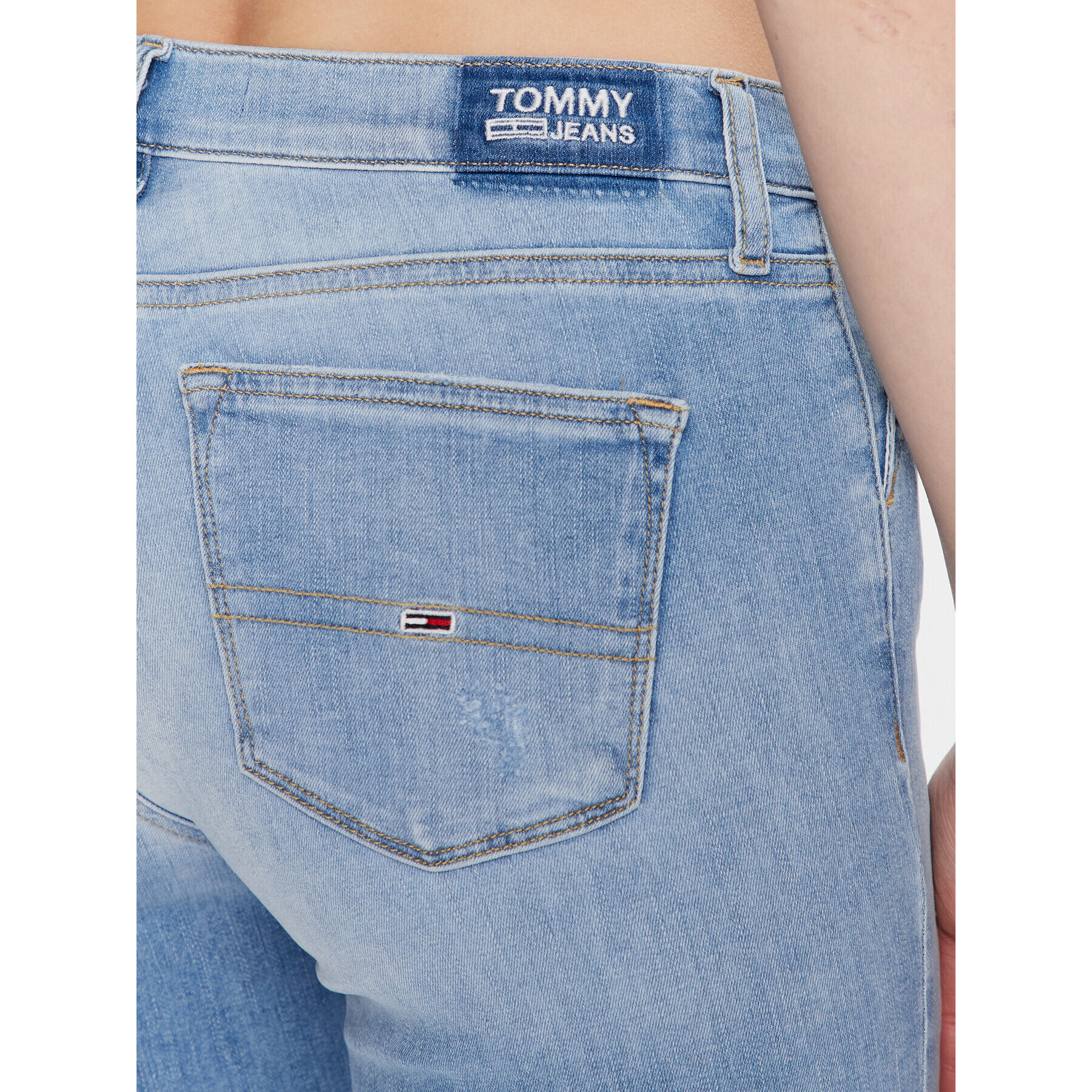 Tommy Jeans Дънки Nora DW0DW15485 Син Skinny Fit - Pepit.bg