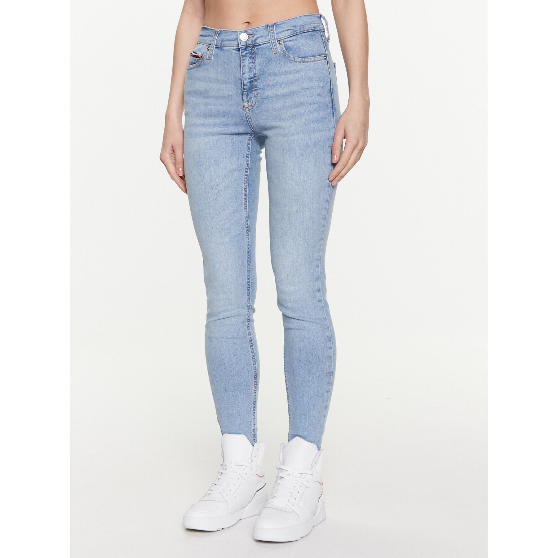 Tommy Jeans Дънки Nora DW0DW15490 Син Skinny Fit - Pepit.bg