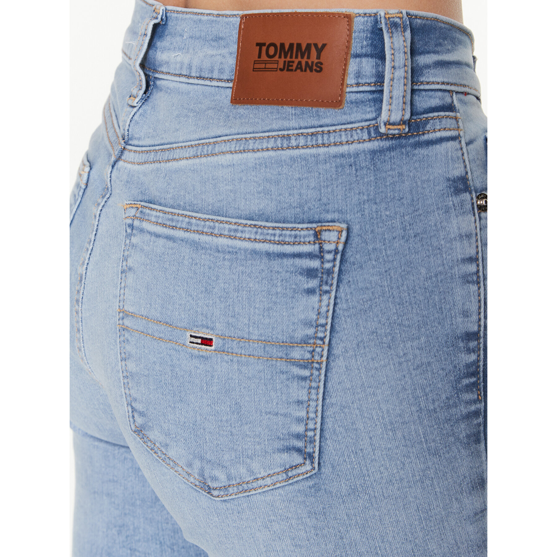 Tommy Jeans Дънки Nora DW0DW15490 Син Skinny Fit - Pepit.bg