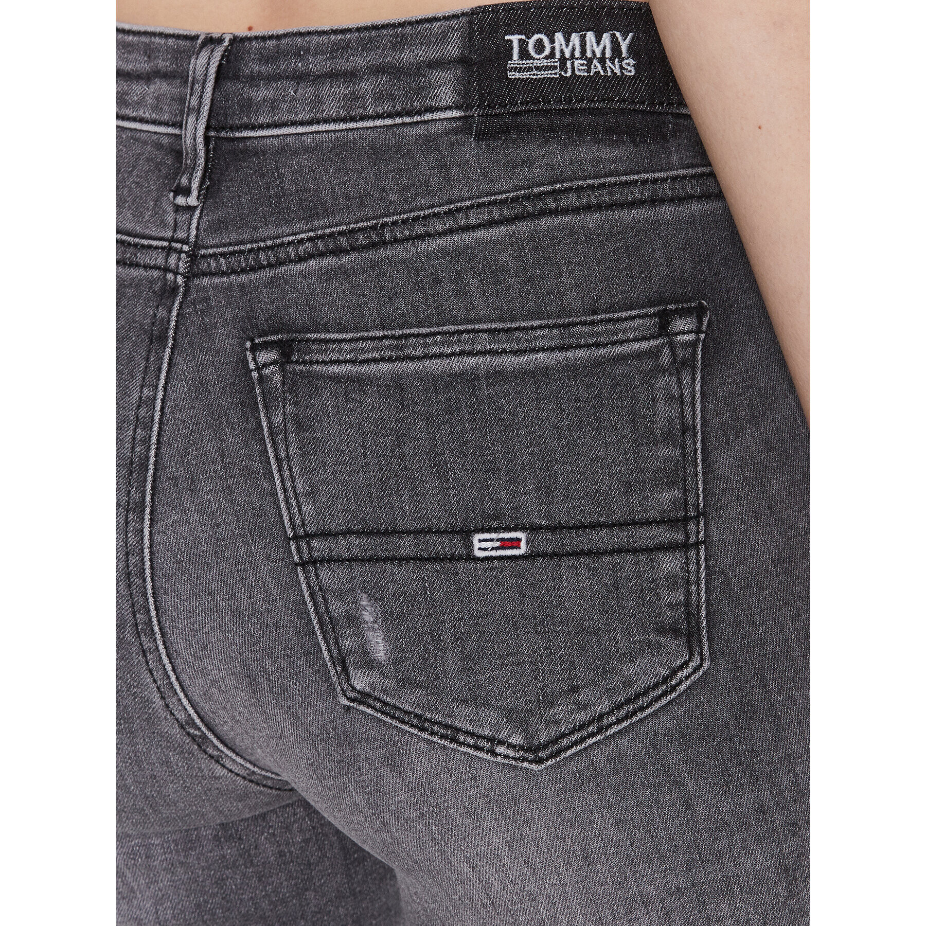 Tommy Jeans Дънки Nora DW0DW15497 Сив Skinny Fit - Pepit.bg