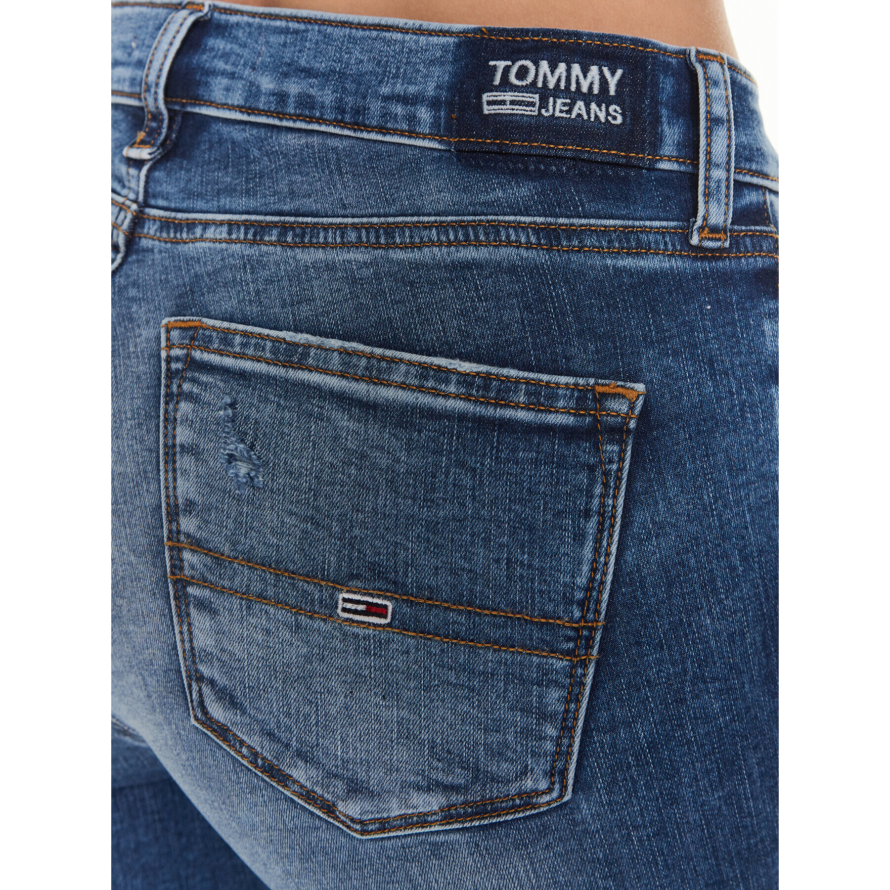 Tommy Jeans Дънки Nora DW0DW15498 Тъмносин Skinny Fit - Pepit.bg