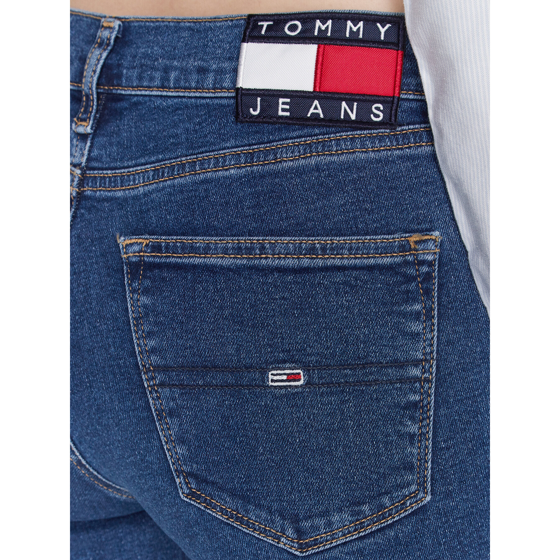 Tommy Jeans Дънки Nora DW0DW15742 Тъмносин Skinny Fit - Pepit.bg