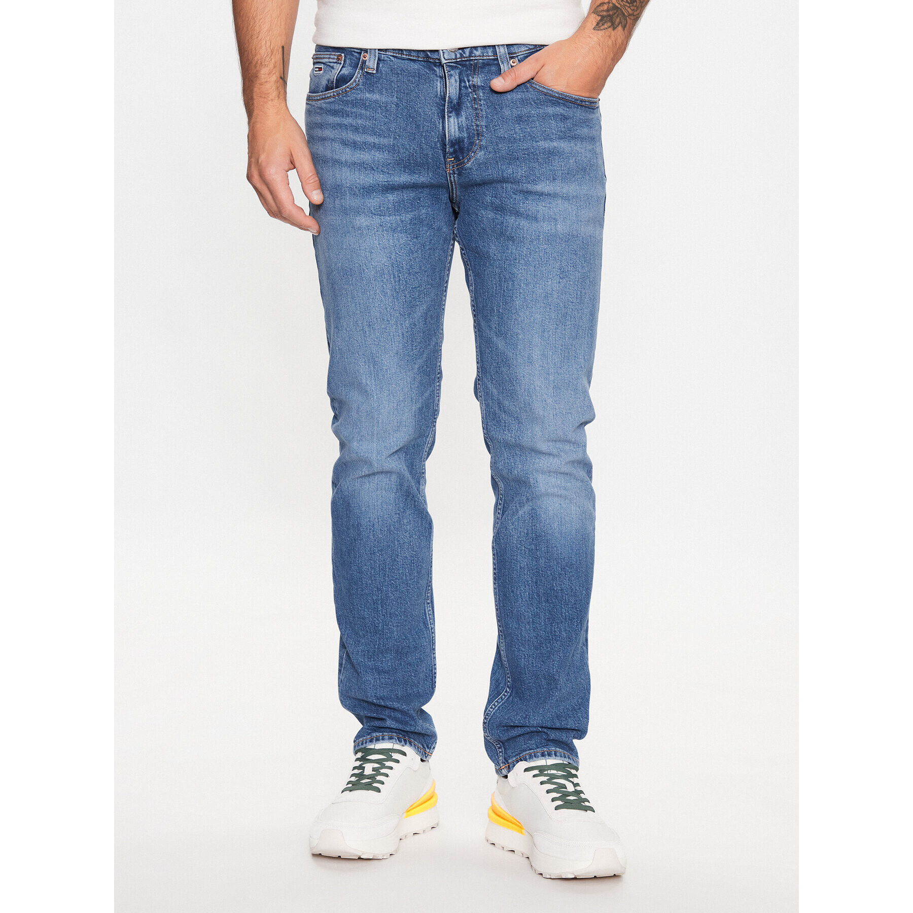 Tommy Jeans Дънки Ryan DM0DM16667 Син Straight Fit - Pepit.bg