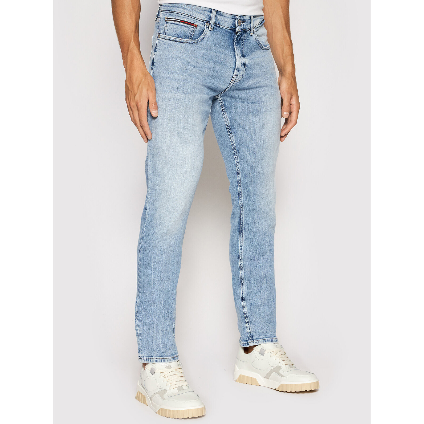 Tommy Jeans Дънки Scanton DM0DM09897 Син Slim Fit - Pepit.bg