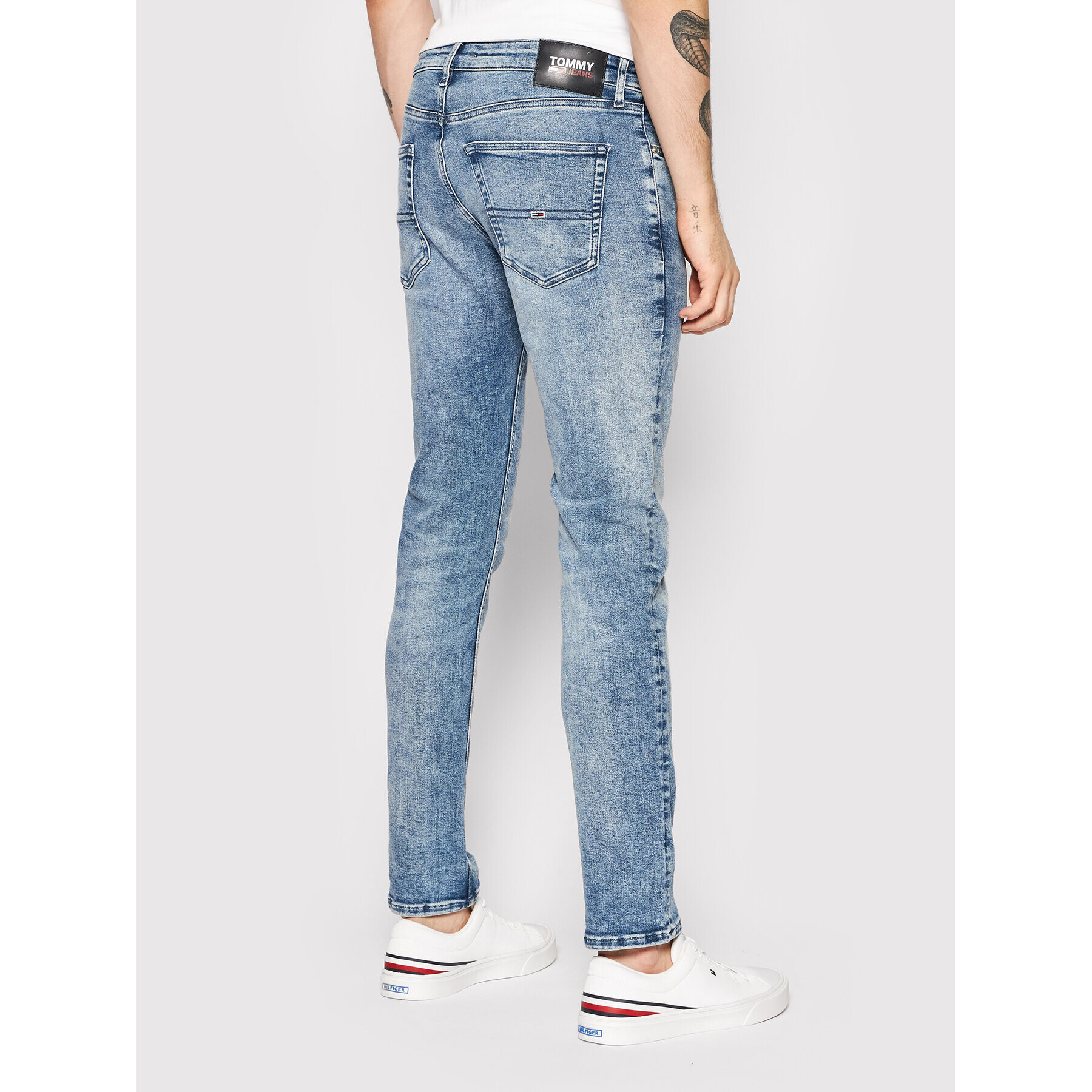 Tommy Jeans Дънки Scanton DM0DM11114 Син Slim Fit - Pepit.bg