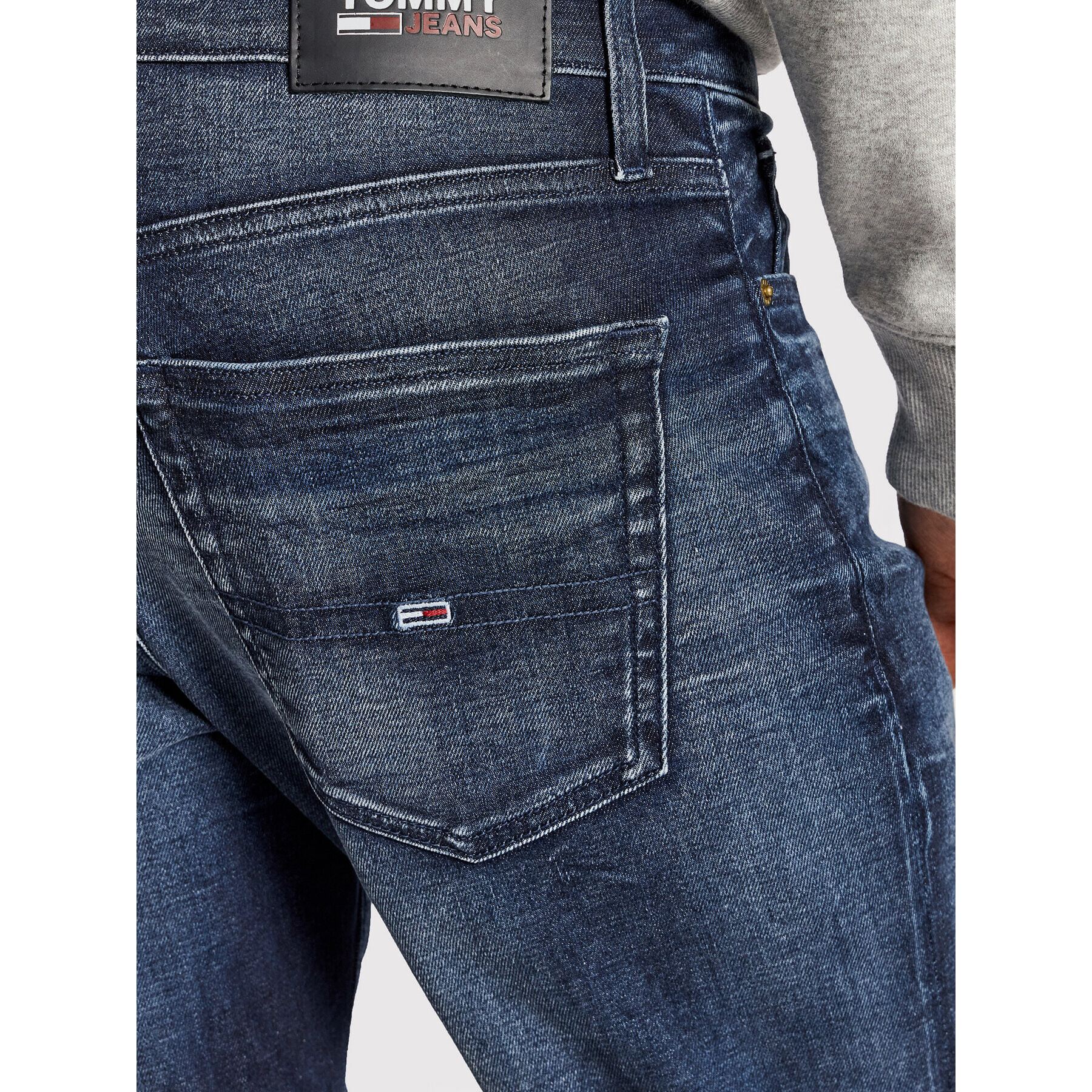 Tommy Jeans Дънки Scanton DM0DM11565 Тъмносин Slim Fit - Pepit.bg