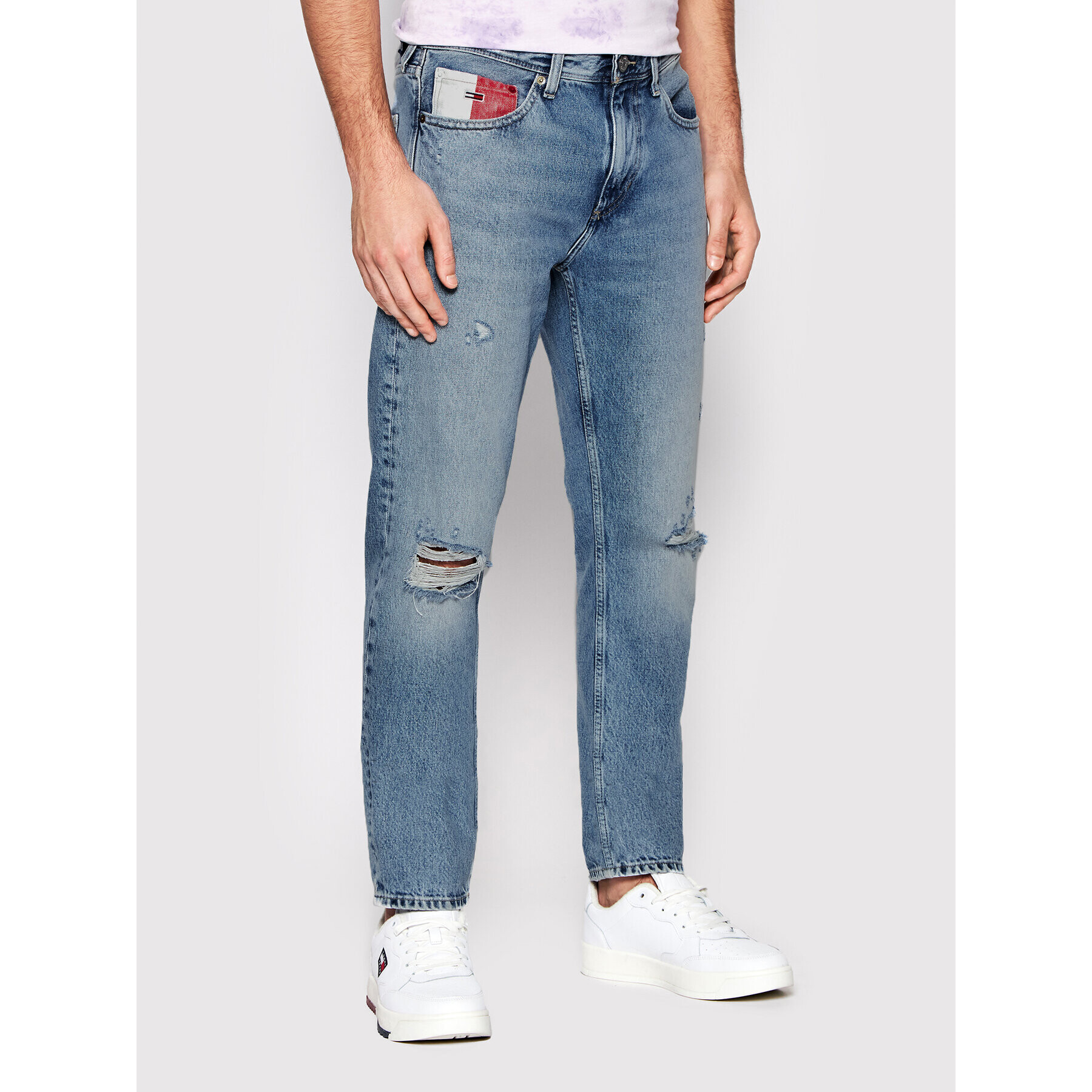 Tommy Jeans Дънки Scanton DM0DM11892 Син Slim Fit - Pepit.bg