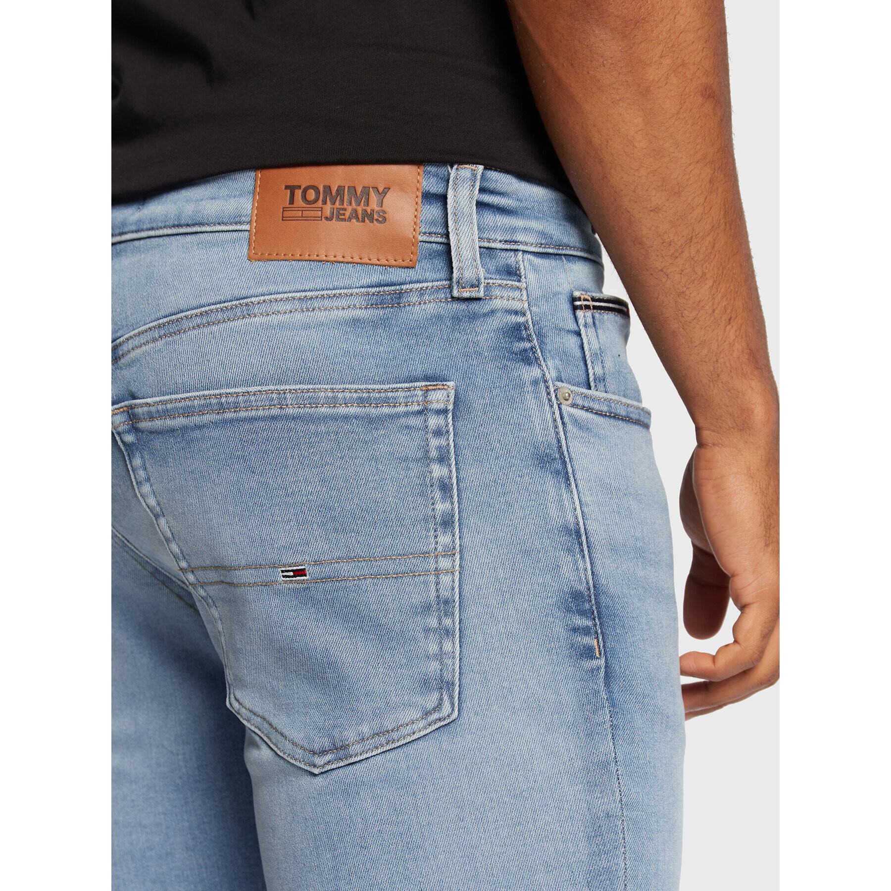 Tommy Jeans Дънки Scanton DM0DM13672 Син Slim Fit - Pepit.bg