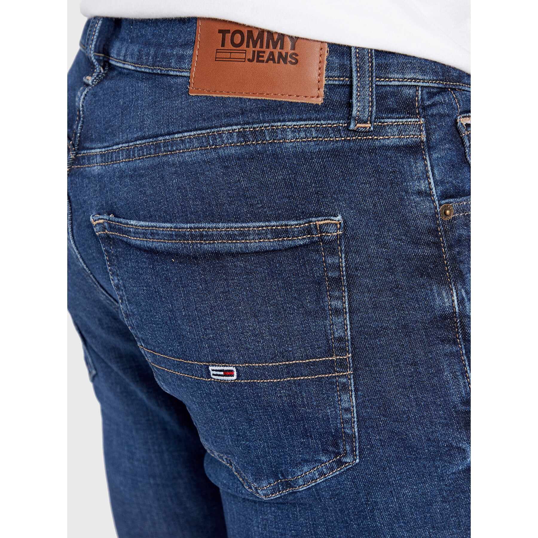 Tommy Jeans Дънки Scanton DM0DM13705 Син Slim Fit - Pepit.bg