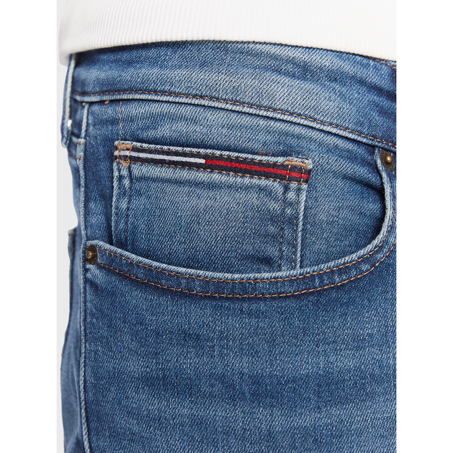Tommy Jeans Дънки Scanton DM0DM15558 Син Slim Fit - Pepit.bg