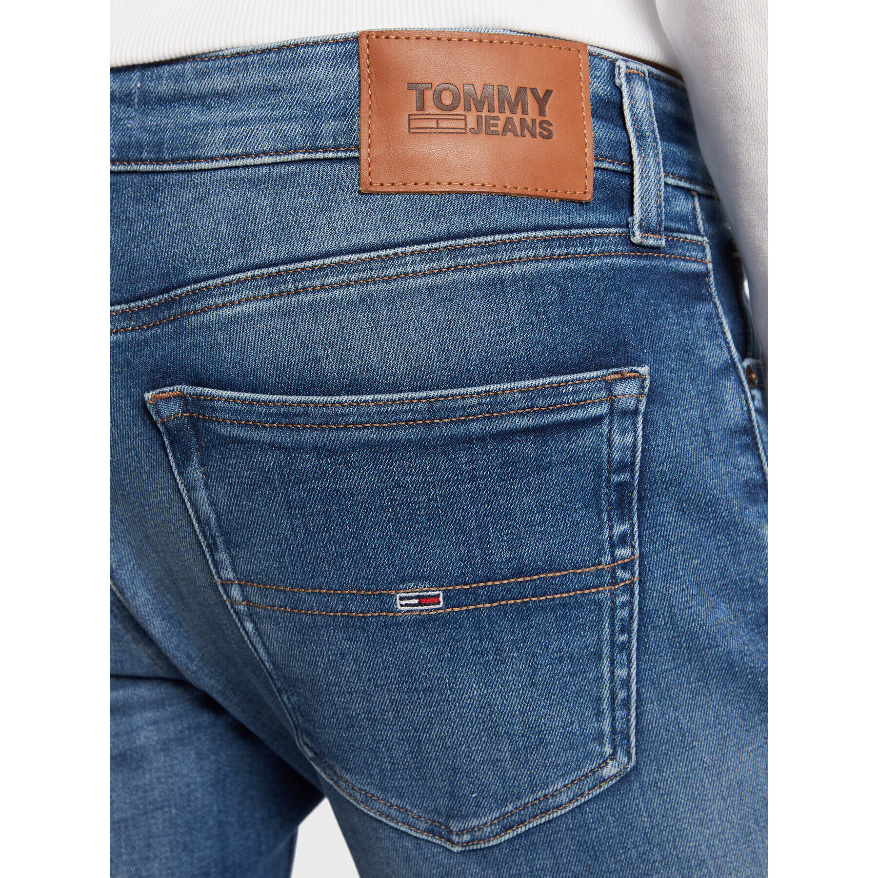 Tommy Jeans Дънки Scanton DM0DM15558 Син Slim Fit - Pepit.bg