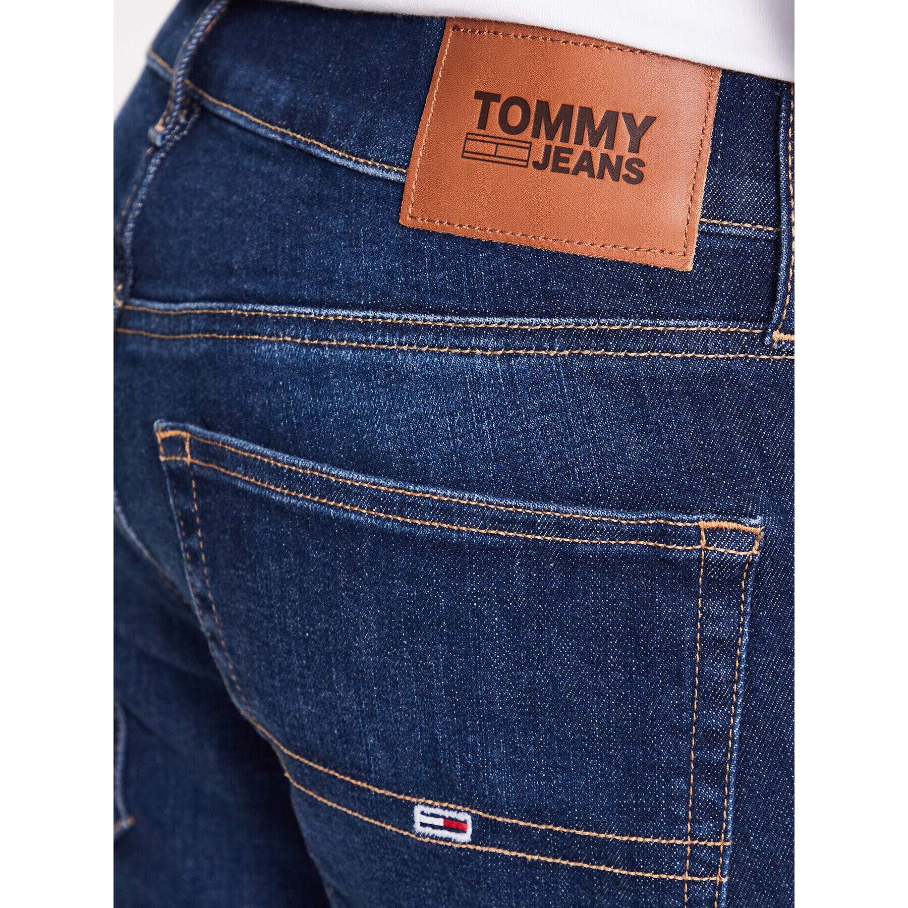 Tommy Jeans Дънки Scanton DM0DM16040 Тъмносин Slim Fit - Pepit.bg