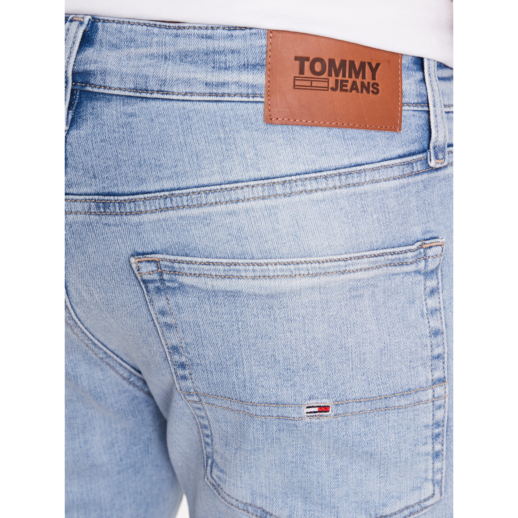 Tommy Jeans Дънки Scanton DM0DM16048 Син Slim Fit - Pepit.bg