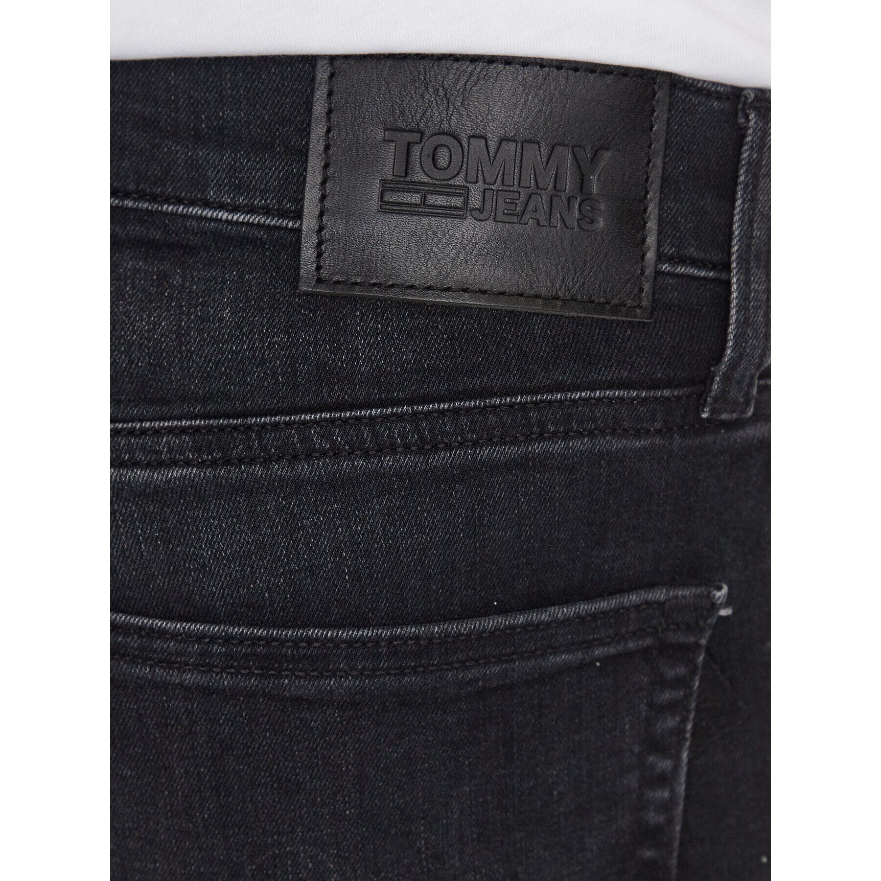 Tommy Jeans Дънки Scanton DM0DM16641 Черен Slim Fit - Pepit.bg