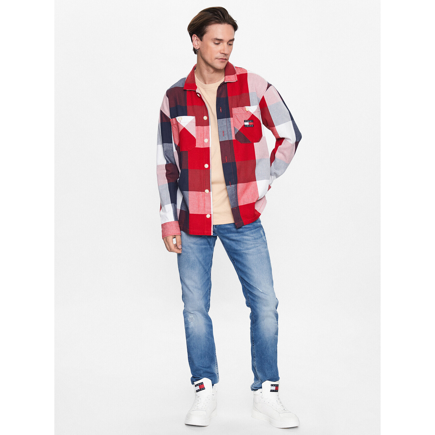 Tommy Jeans Дънки Scanton DM0DM16645 Тъмносин Slim Fit - Pepit.bg