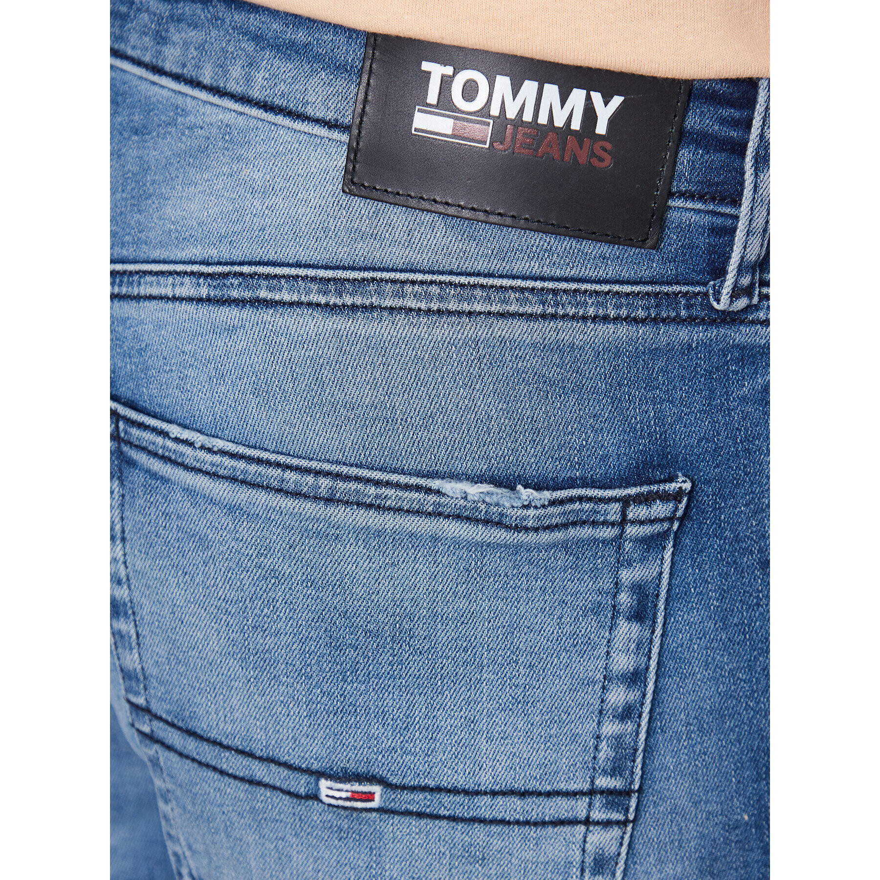 Tommy Jeans Дънки Scanton DM0DM16645 Тъмносин Slim Fit - Pepit.bg