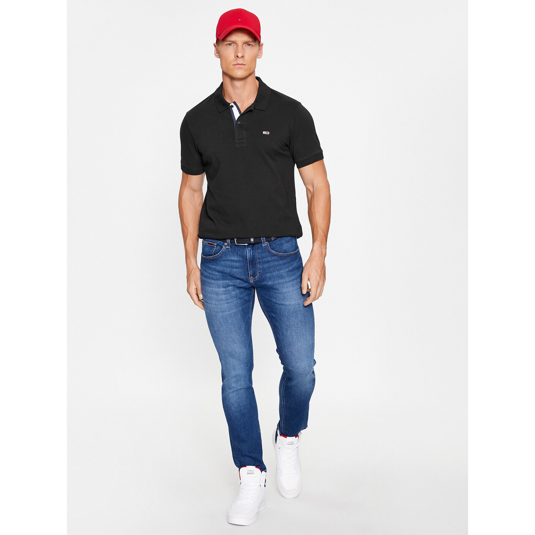 Tommy Jeans Дънки Scanton DM0DM17402 Тъмносин Slim Fit - Pepit.bg