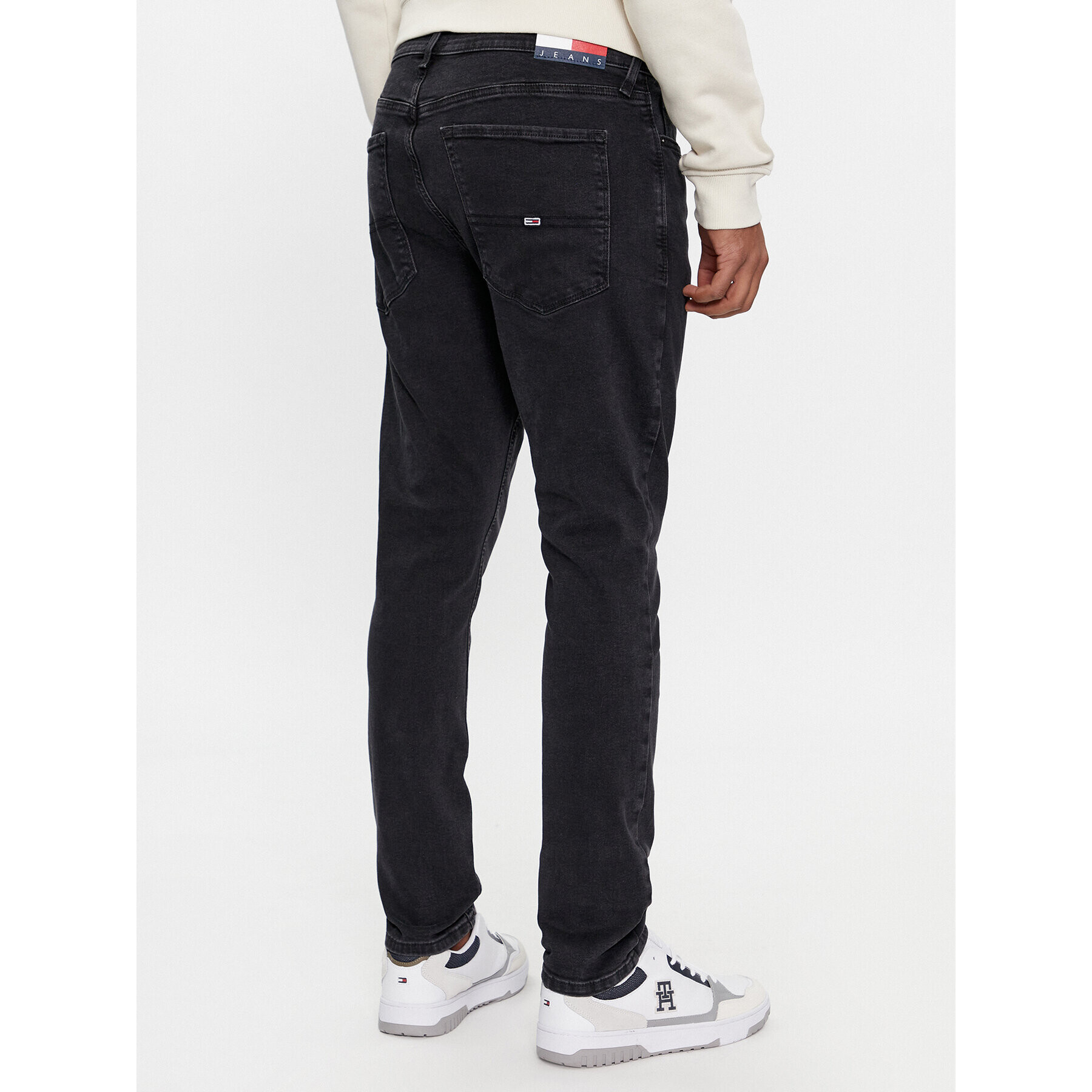 Tommy Jeans Дънки Scanton DM0DM18105 Черен Slim Fit - Pepit.bg