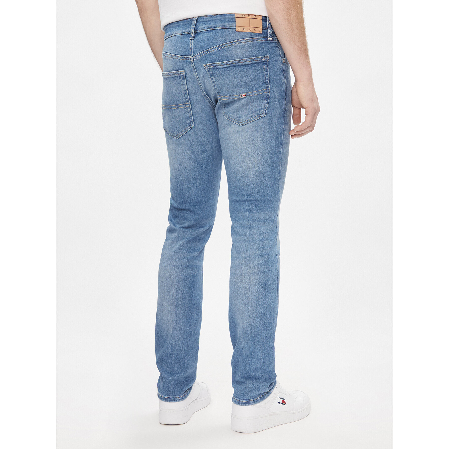 Tommy Jeans Дънки Scanton Slim Ah1236 DM0DM18138 Тъмносин Slim Fit - Pepit.bg