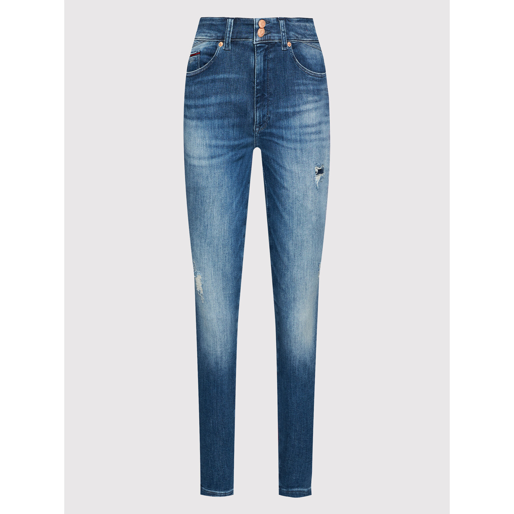 Tommy Jeans Дънки Shape DW0DW10320 Тъмносин Skinny Fit - Pepit.bg