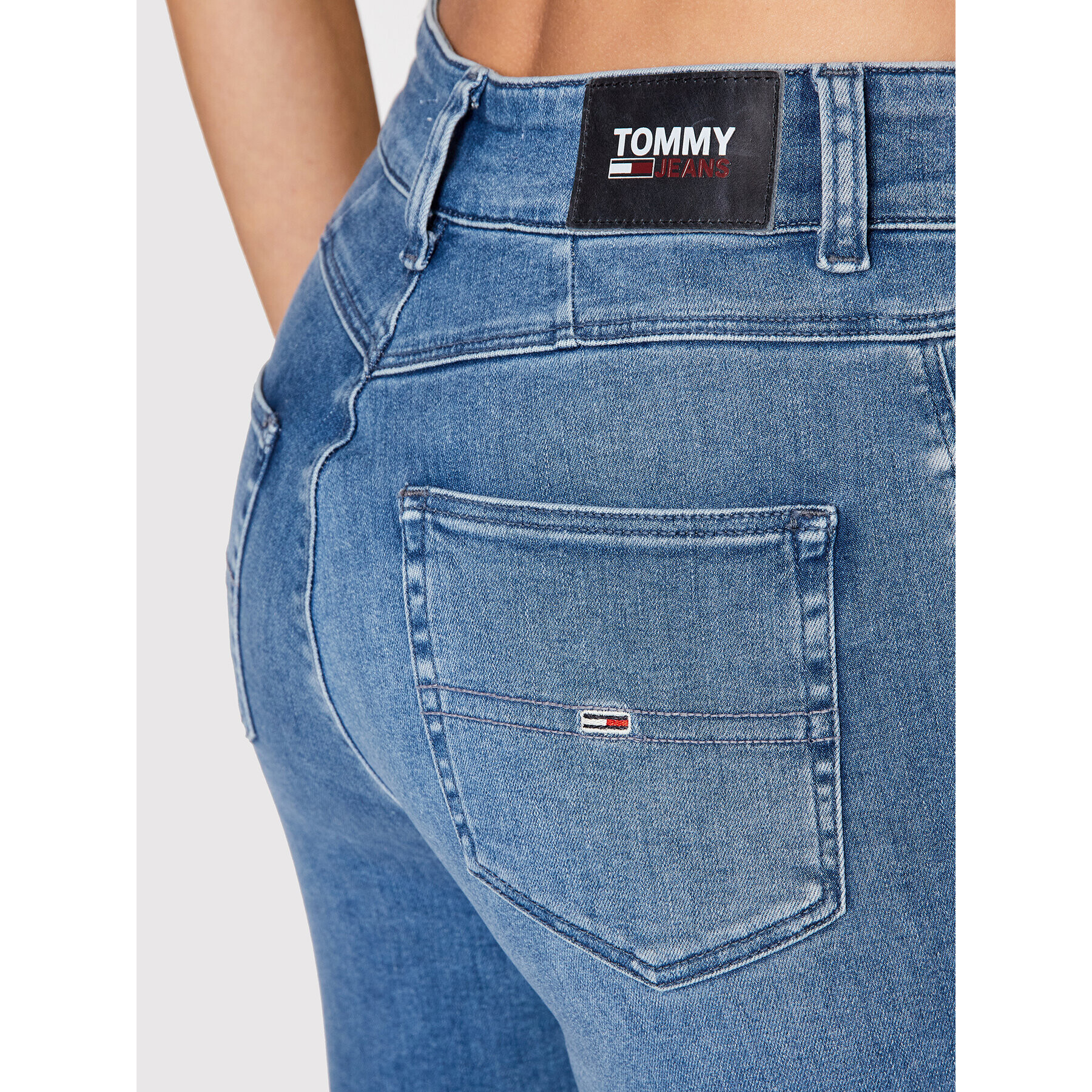 Tommy Jeans Дънки Shape DW0DW11578 Тъмносин Skinny Fit - Pepit.bg