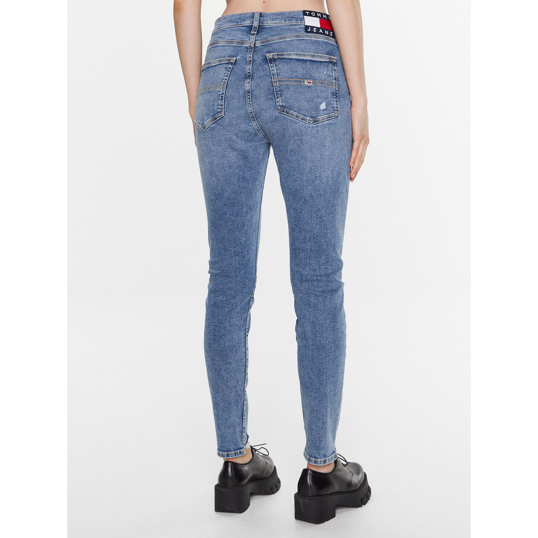 Tommy Jeans Дънки Silvia DW0DW15525 Син Skinny Fit - Pepit.bg