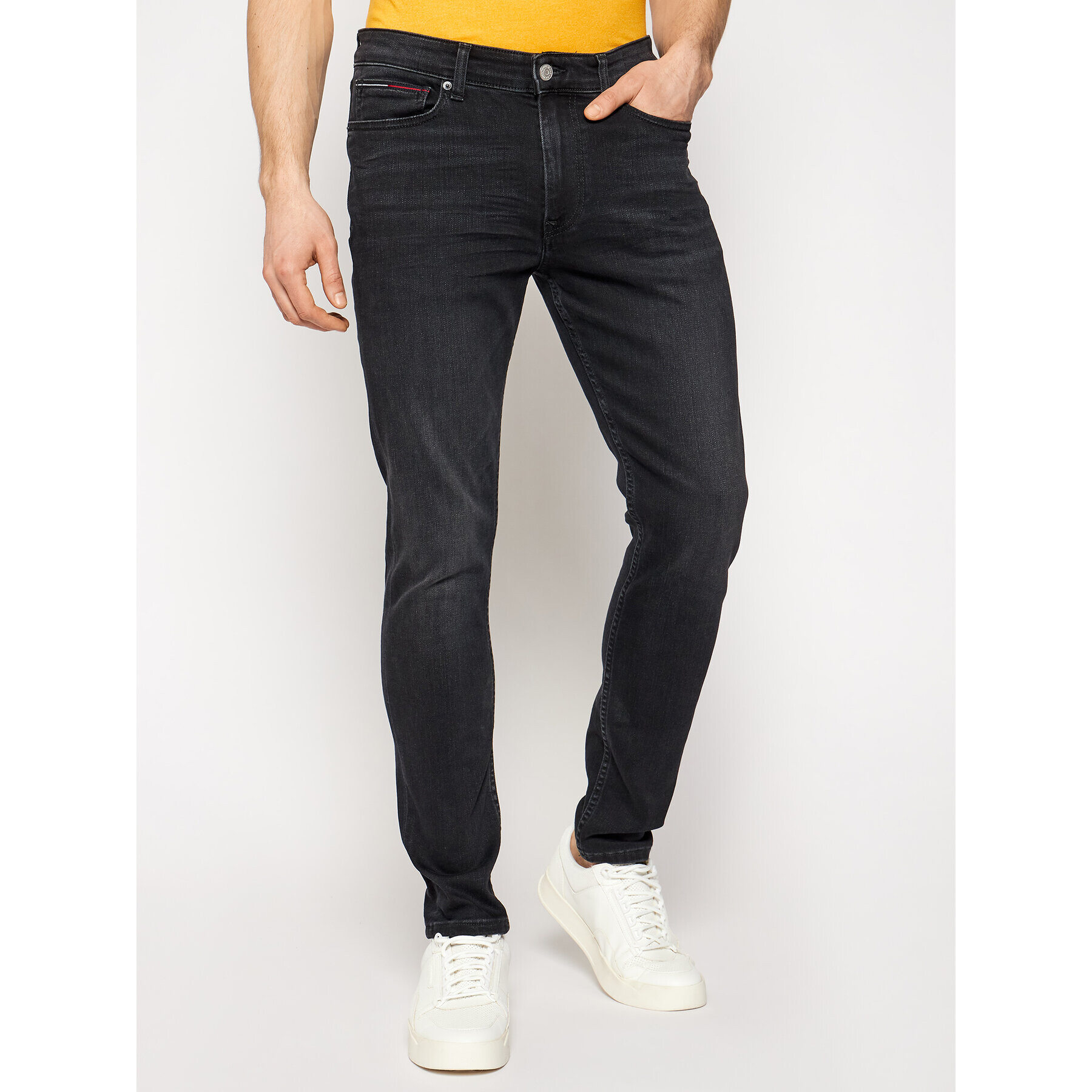 Tommy Jeans Дънки Simon DM0DM09812 Черен Skinny Fit - Pepit.bg