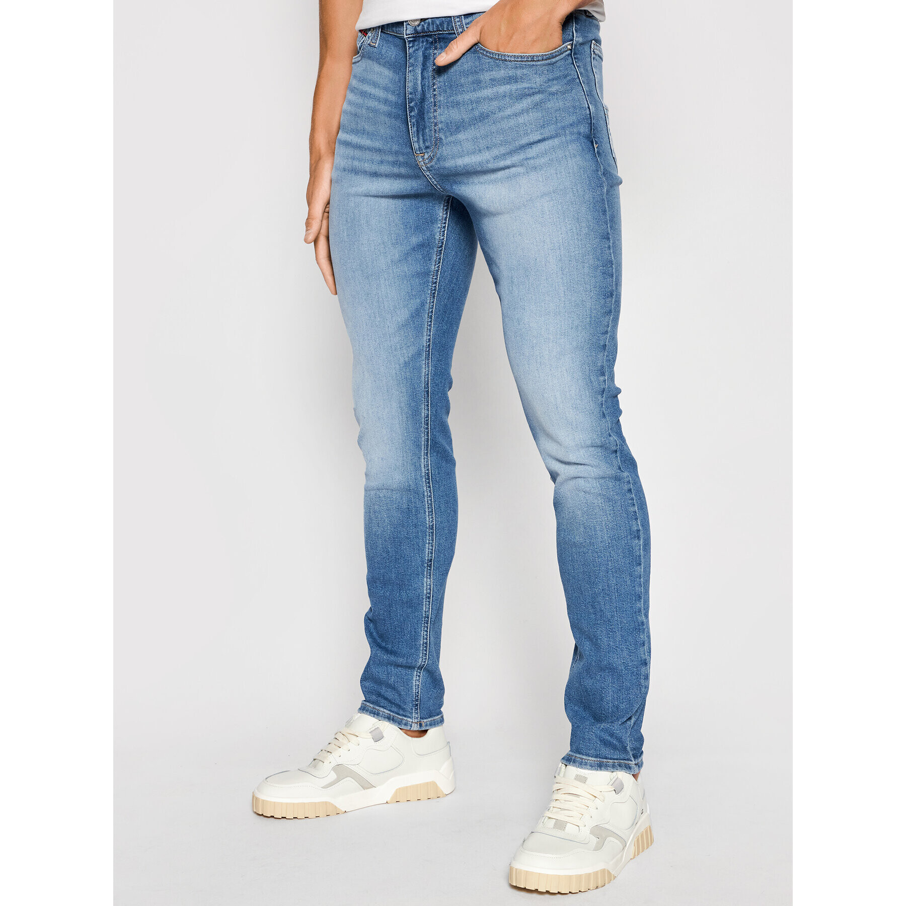 Tommy Jeans Дънки Simon DM0DM10827 Син Skinny Fit - Pepit.bg