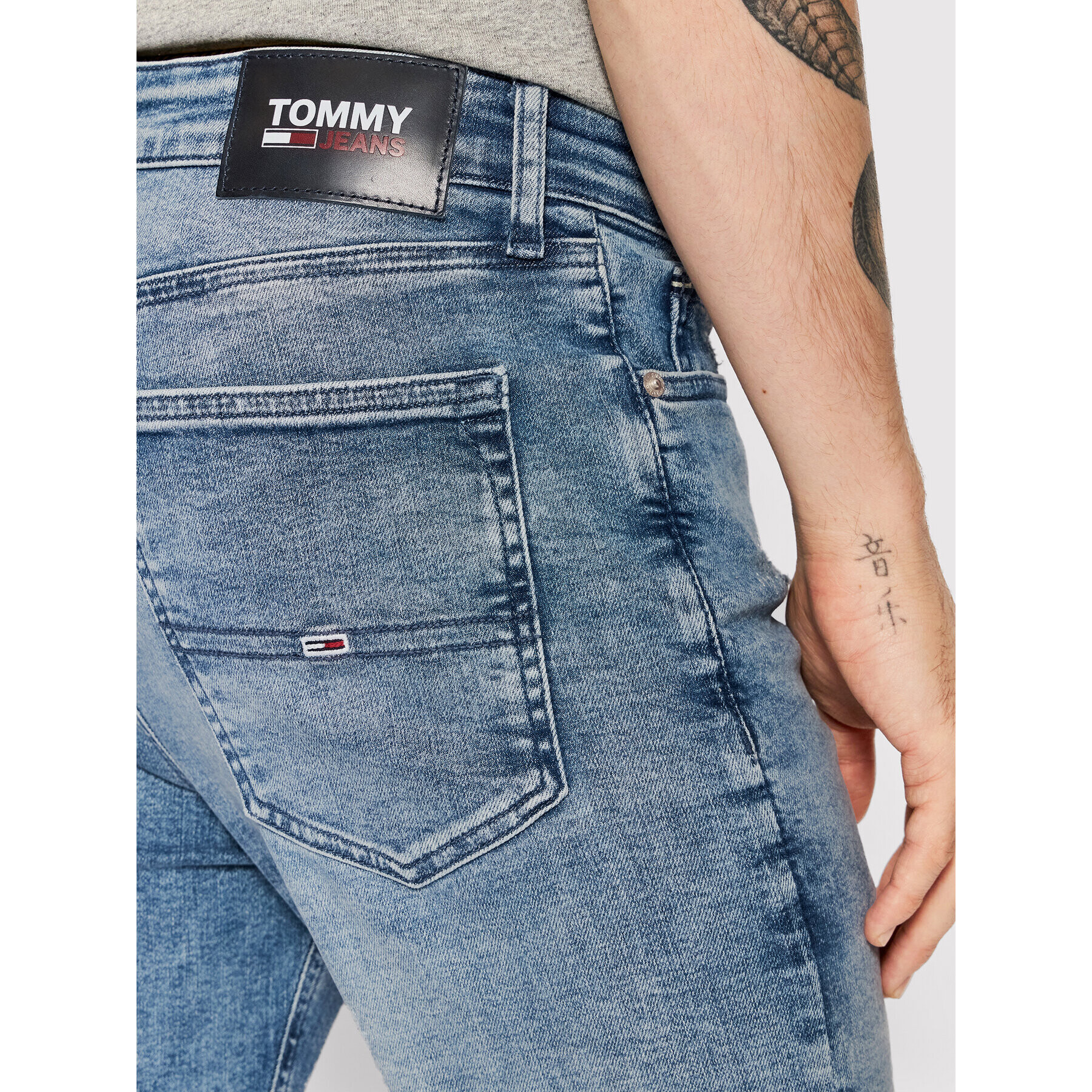 Tommy Jeans Дънки Simon DM0DM11109 Син Skinny Fit - Pepit.bg