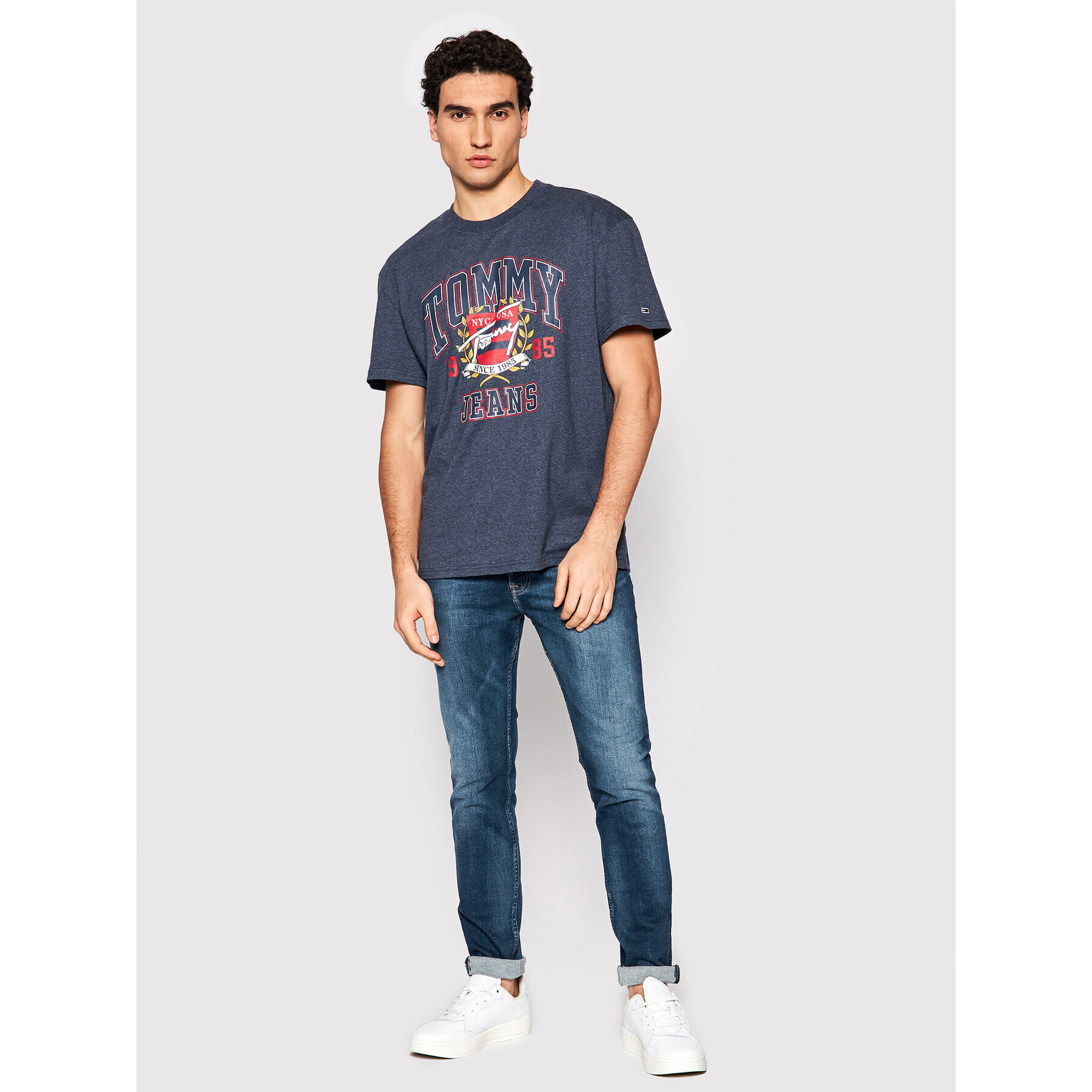 Tommy Jeans Дънки Simon DM0DM11956 Тъмносин Skinny Fit - Pepit.bg