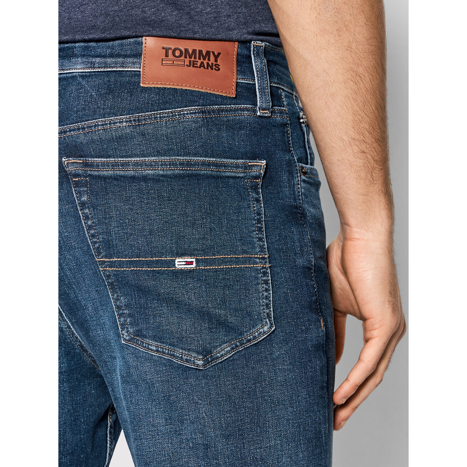 Tommy Jeans Дънки Simon DM0DM11956 Тъмносин Skinny Fit - Pepit.bg