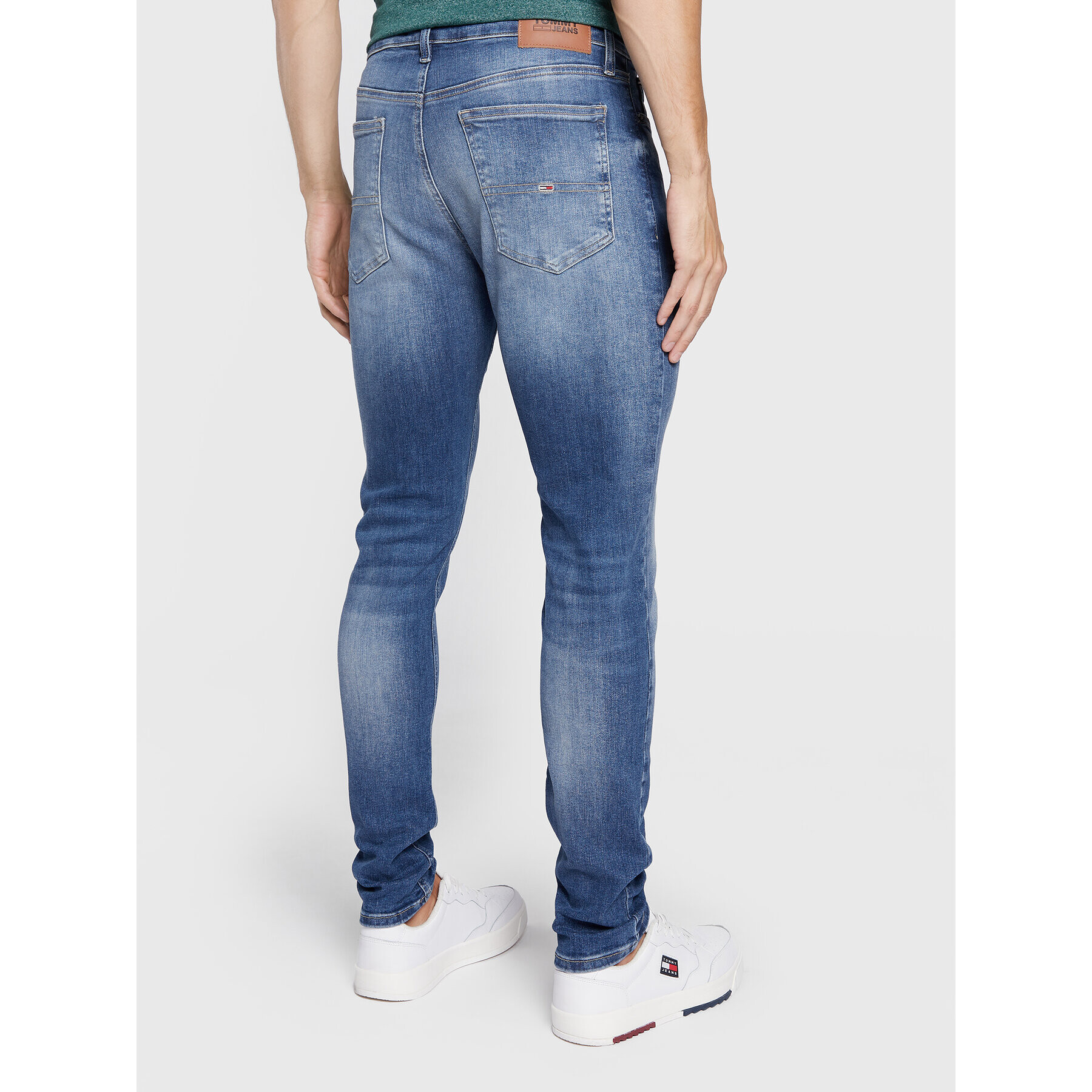 Tommy Jeans Дънки Simon DM0DM13670 Син Skinny Fit - Pepit.bg
