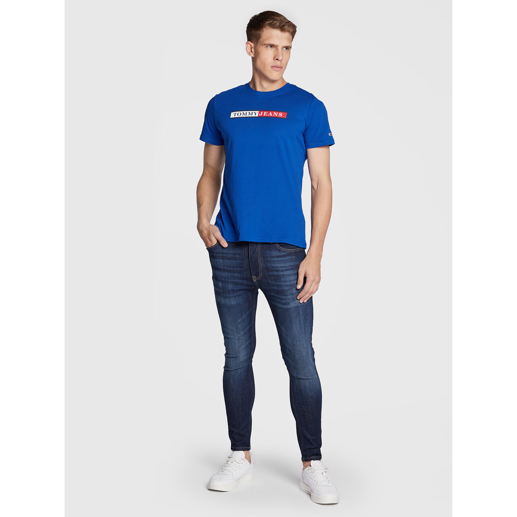 Tommy Jeans Дънки Simon DM0DM14796 Тъмносин Skinny Fit - Pepit.bg