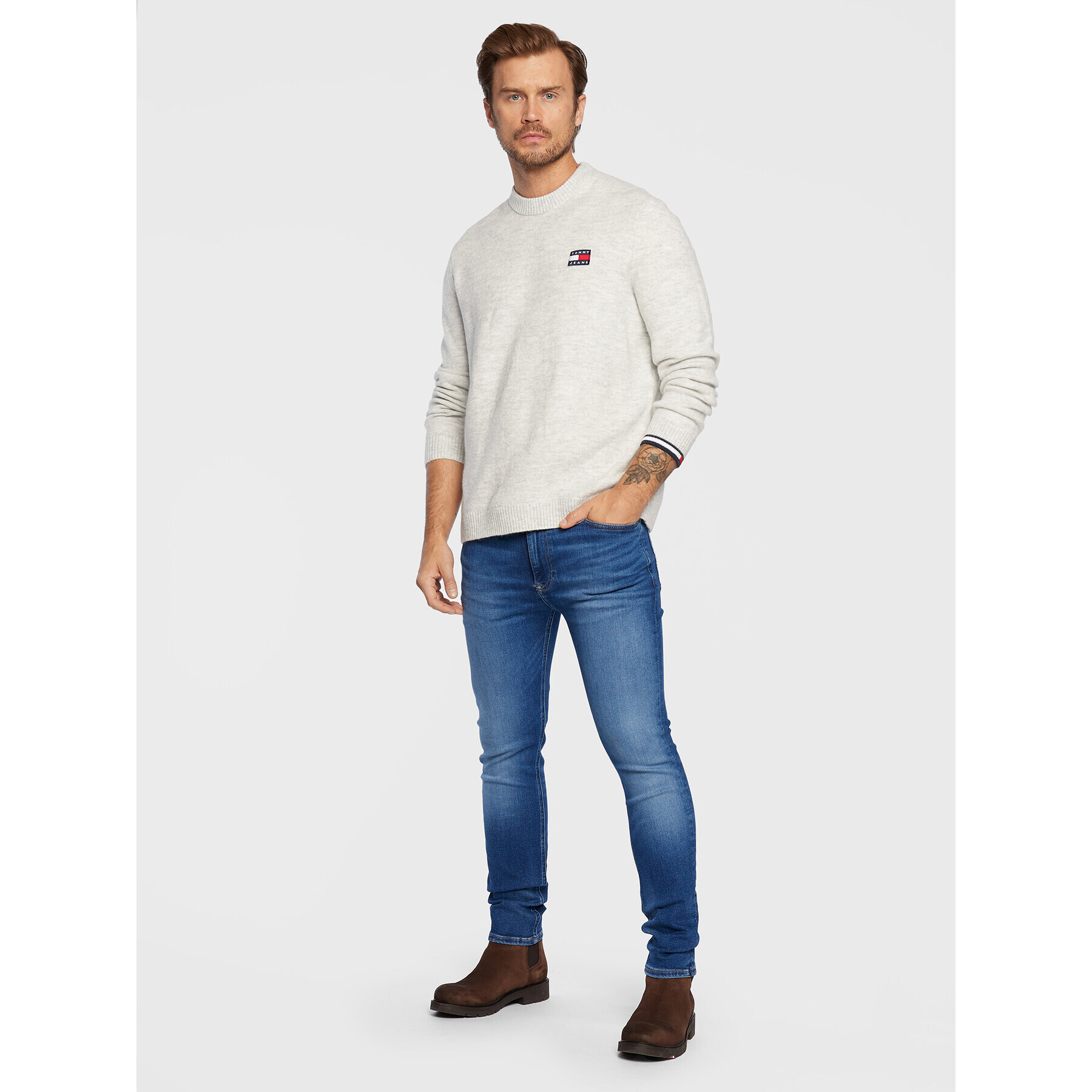 Tommy Jeans Дънки Simon DM0DM14798 Тъмносин Skinny Fit - Pepit.bg