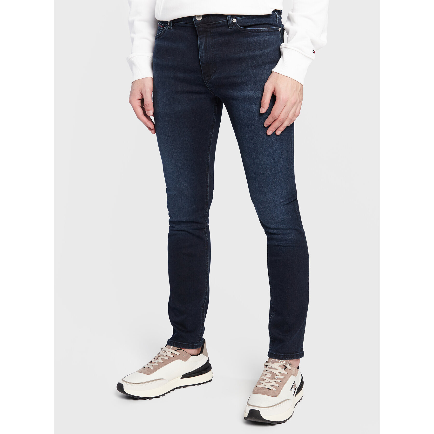 Tommy Jeans Дънки Simon DM0DM15550 Тъмносин Skinny Fit - Pepit.bg