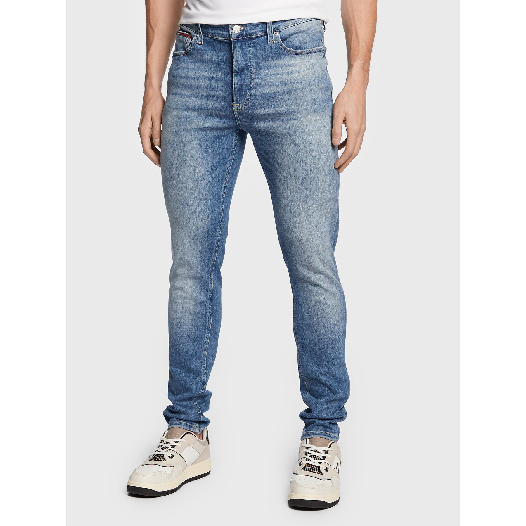 Tommy Jeans Дънки Simon DM0DM15562 Син Skinny Fit - Pepit.bg