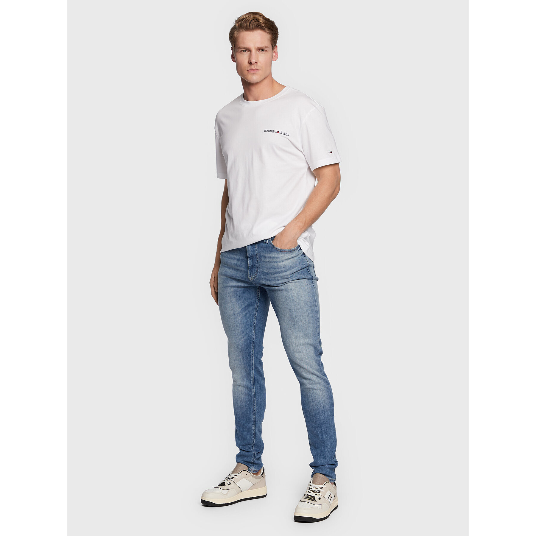 Tommy Jeans Дънки Simon DM0DM15562 Син Skinny Fit - Pepit.bg