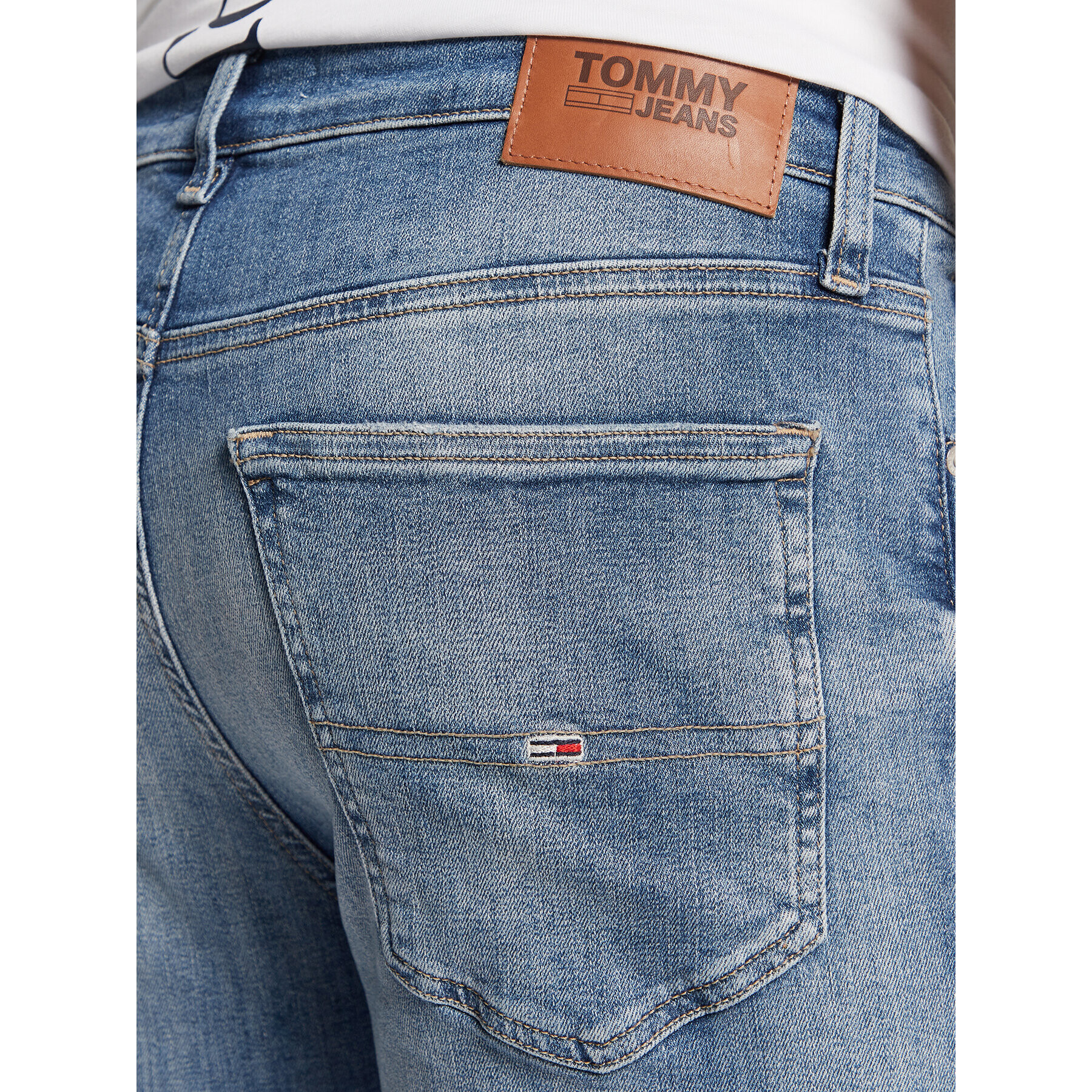 Tommy Jeans Дънки Simon DM0DM15562 Син Skinny Fit - Pepit.bg