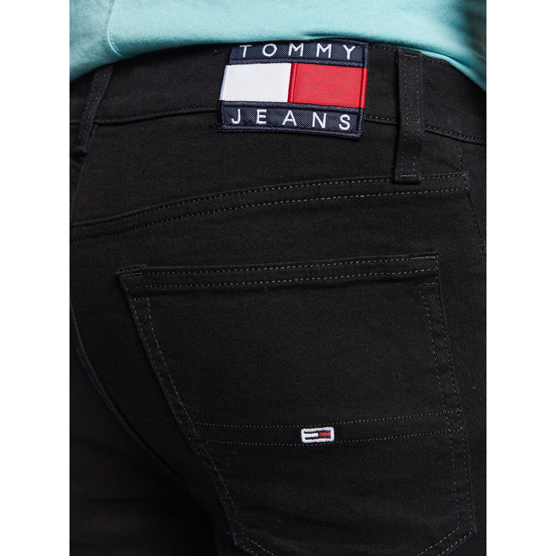 Tommy Jeans Дънки Simon DM0DM16015 Черен Skinny Fit - Pepit.bg