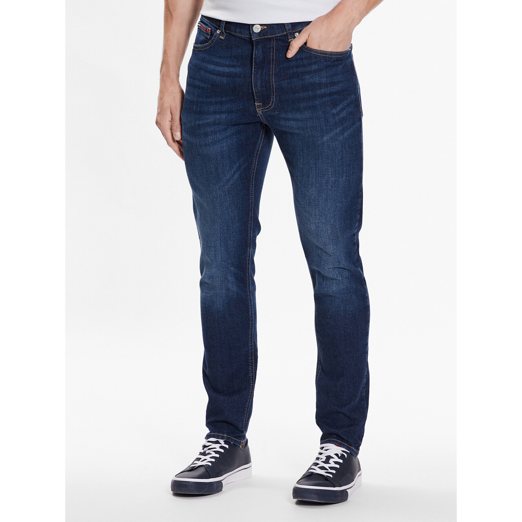 Tommy Jeans Дънки Simon DM0DM16041 Син Skinny Fit - Pepit.bg
