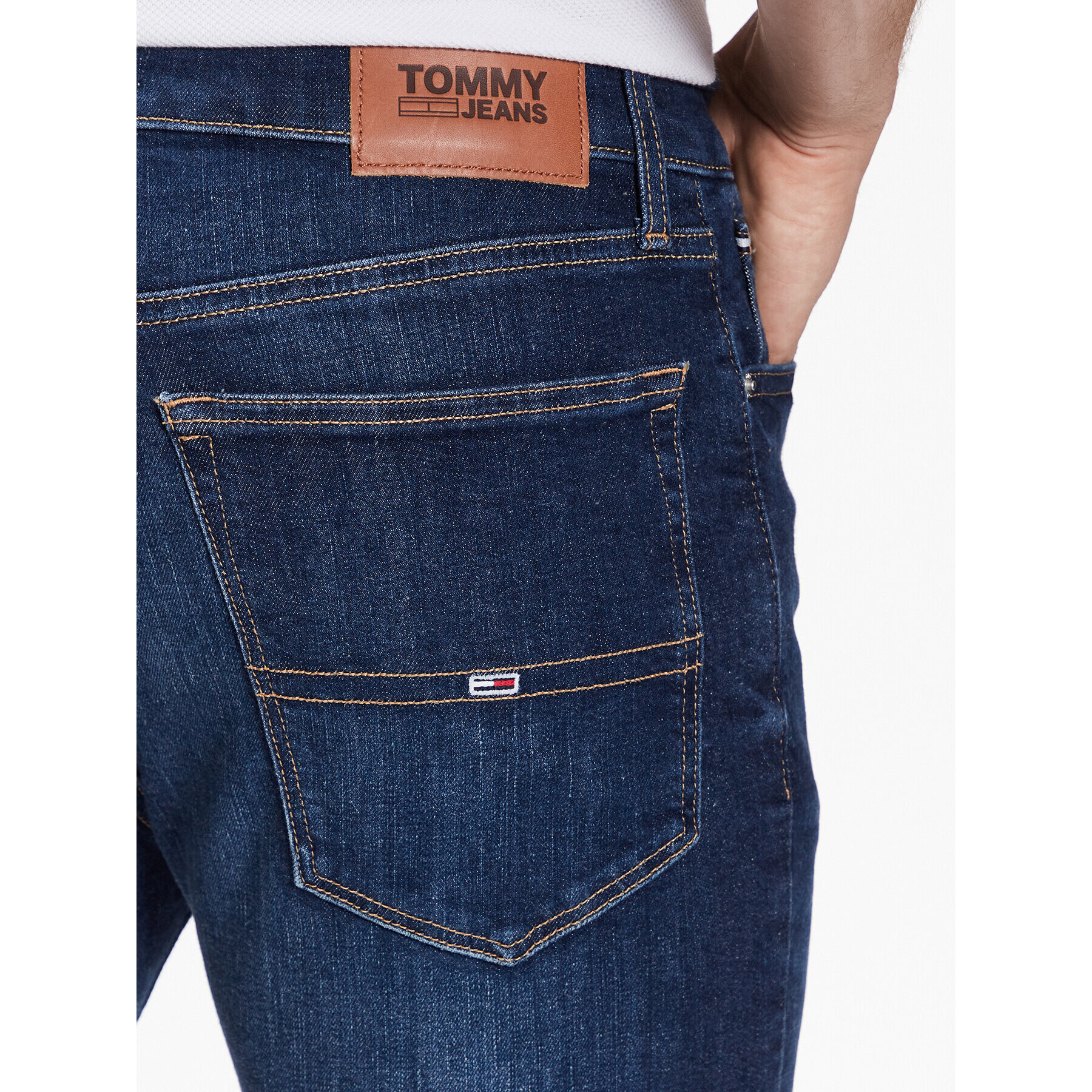 Tommy Jeans Дънки Simon DM0DM16041 Син Skinny Fit - Pepit.bg