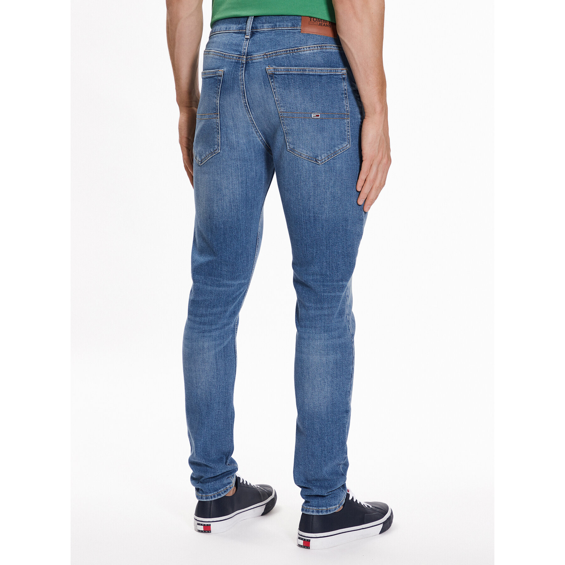 Tommy Jeans Дънки Simon DM0DM16046 Син Skinny Fit - Pepit.bg