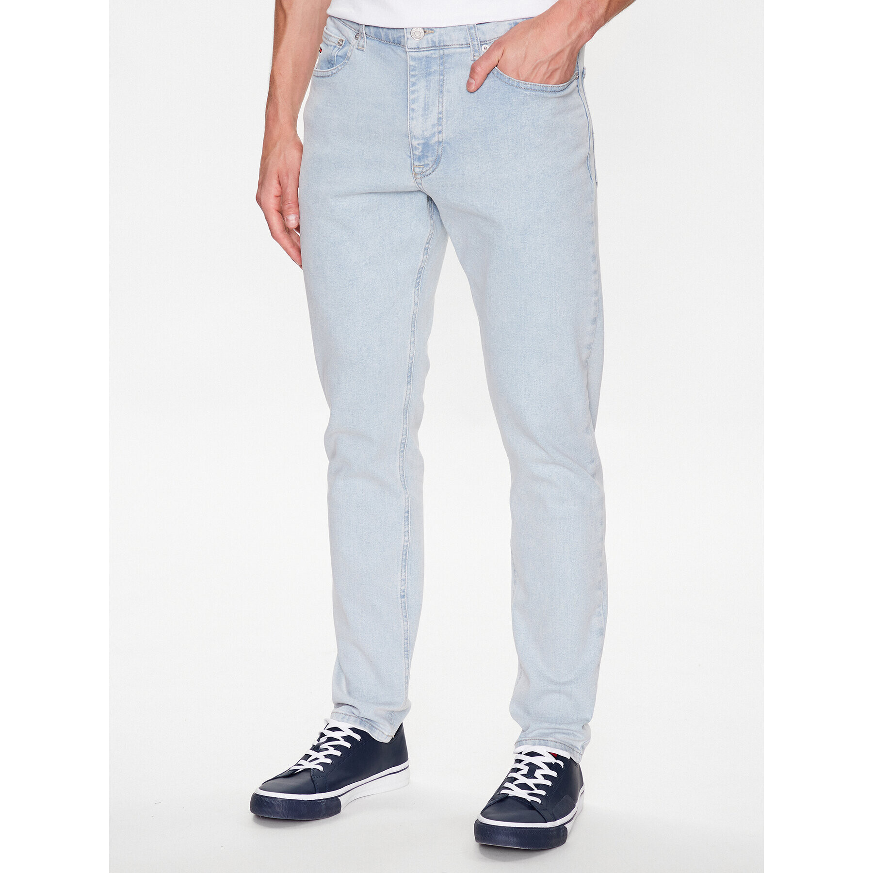 Tommy Jeans Дънки Simon DM0DM16137 Син Skinny Fit - Pepit.bg