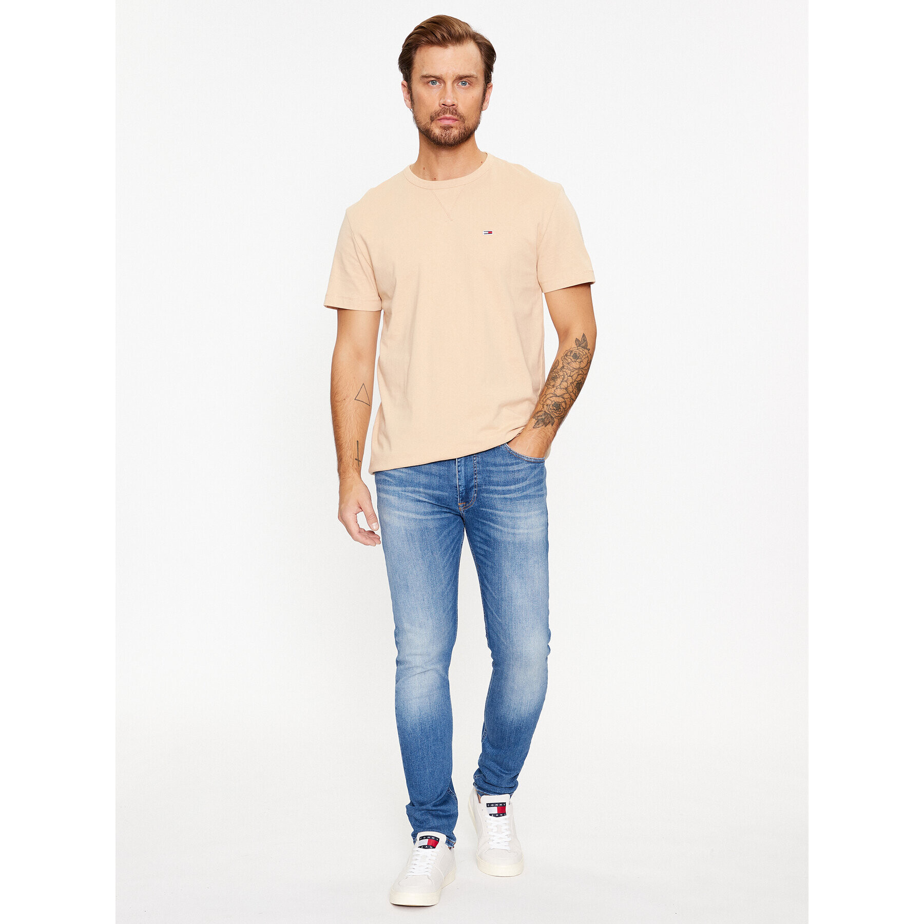 Tommy Jeans Дънки Simon DM0DM16636 Син Skinny Fit - Pepit.bg