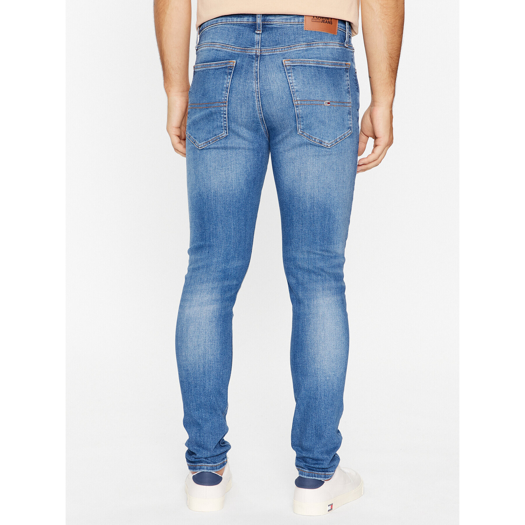 Tommy Jeans Дънки Simon DM0DM16636 Син Skinny Fit - Pepit.bg