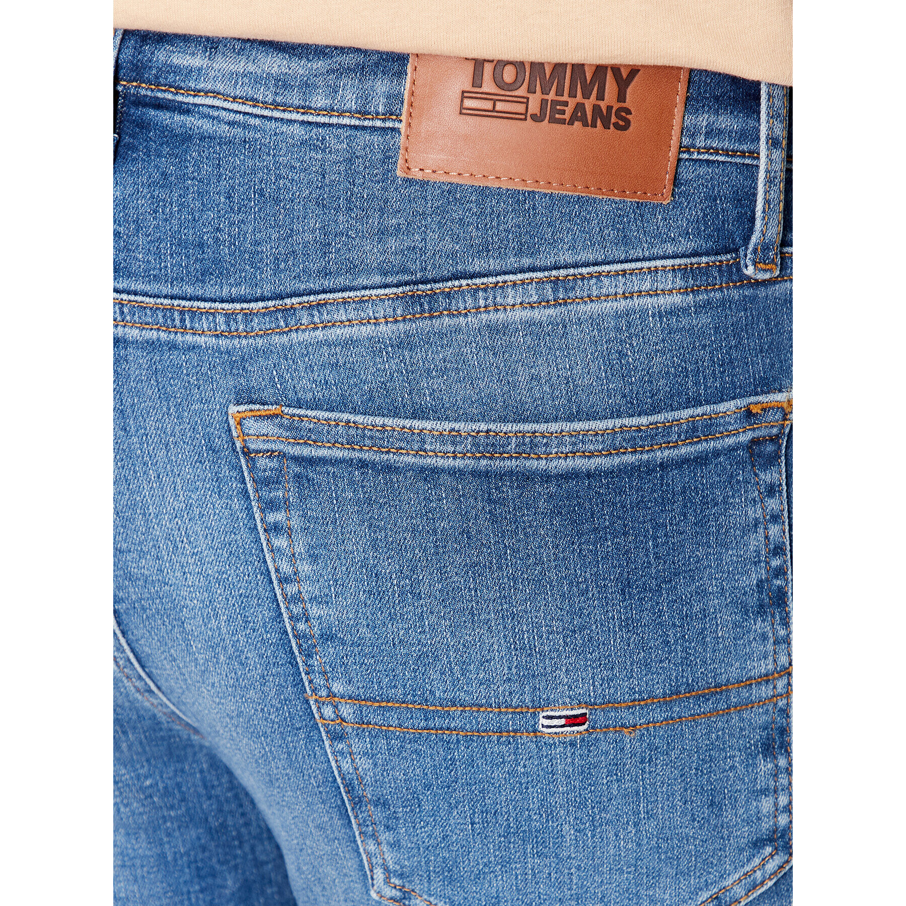 Tommy Jeans Дънки Simon DM0DM16636 Син Skinny Fit - Pepit.bg