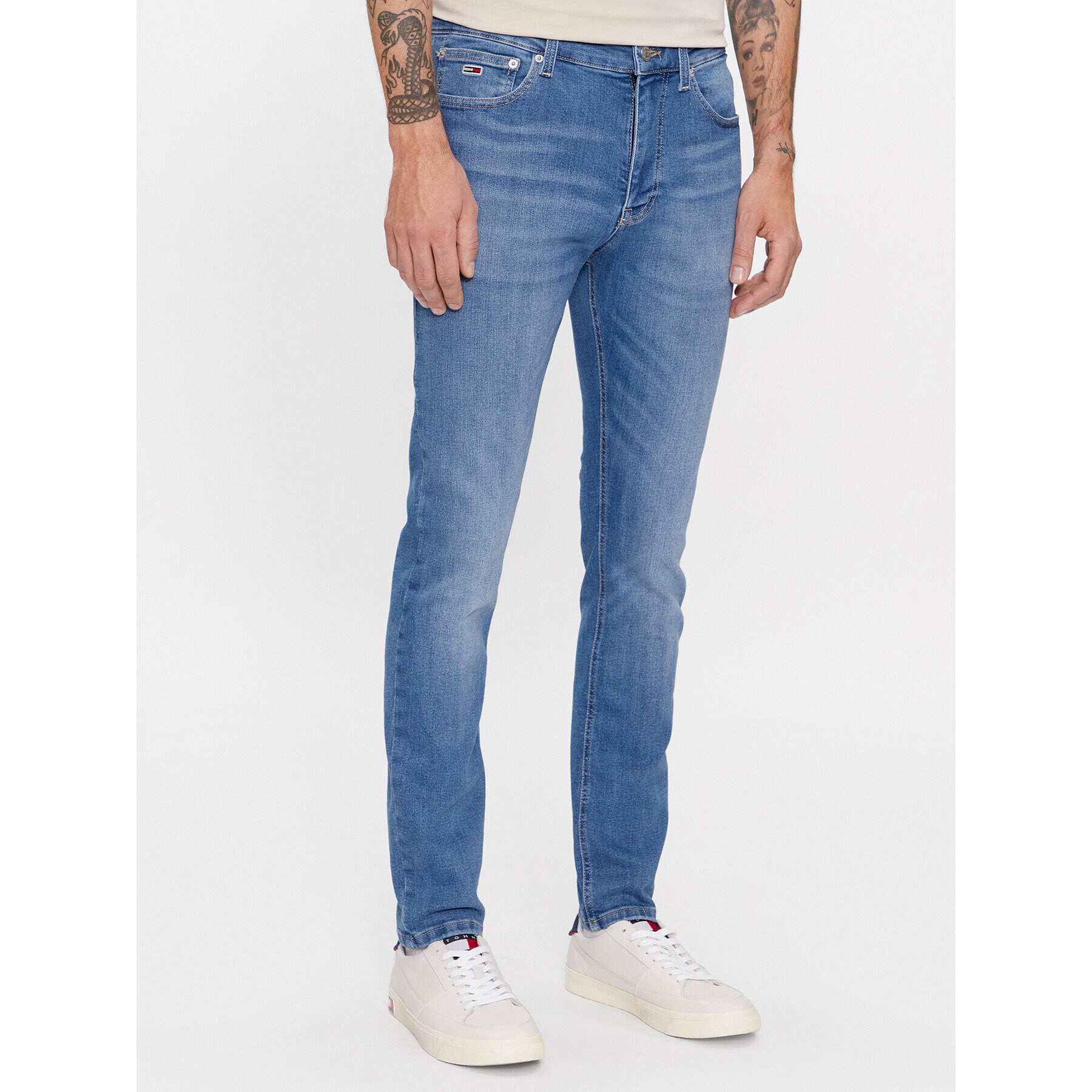 Tommy Jeans Дънки Simon DM0DM18188 Син Skinny Fit - Pepit.bg